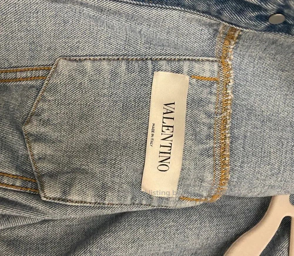 Valentino Denim Jacket Size 46.