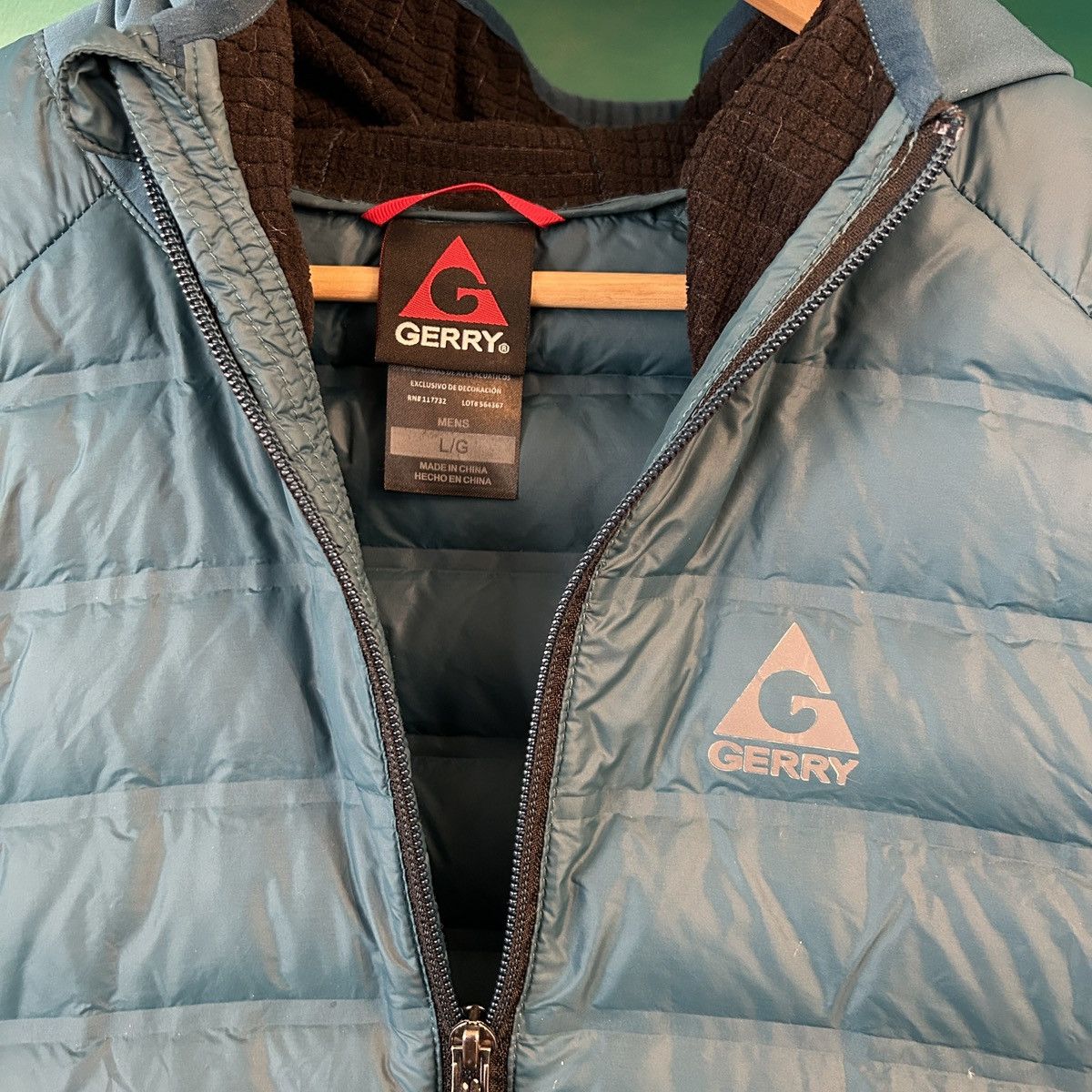 Other Gerry Fleece Down Zip Up Hiking Jacket Size US L / EU 52-54 / 3 - 3 Thumbnail