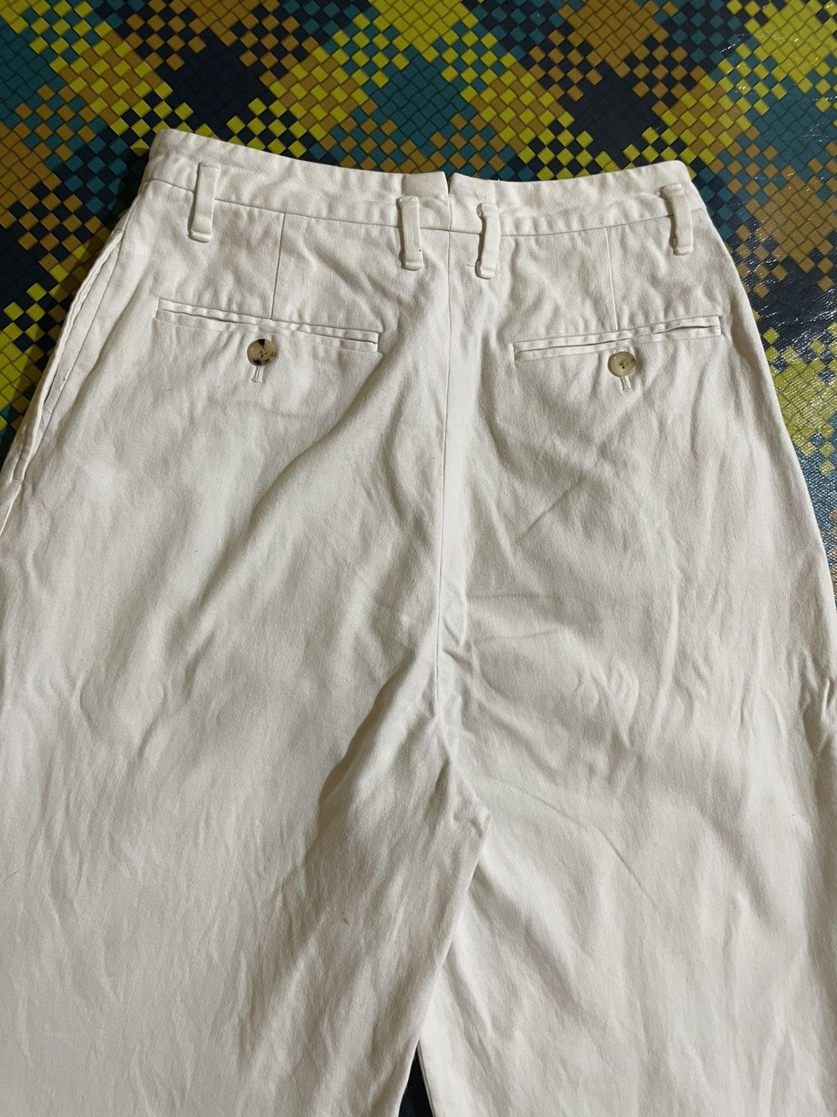 Margaret Howell Margaret Howell Made in Japan Wide-Leg Pleated Trousers Size 27" / US 4 / IT 40 - 14 Thumbnail