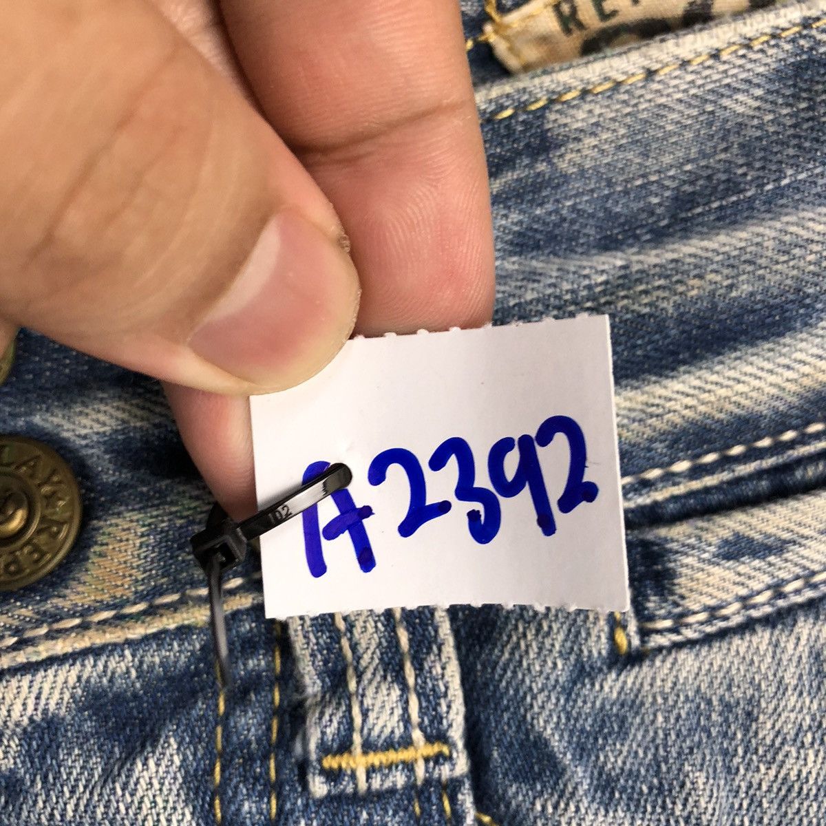 Replay Replay Blue Distressed Denim Pants #A2392 Size US 28 / EU 44 - 10 Thumbnail