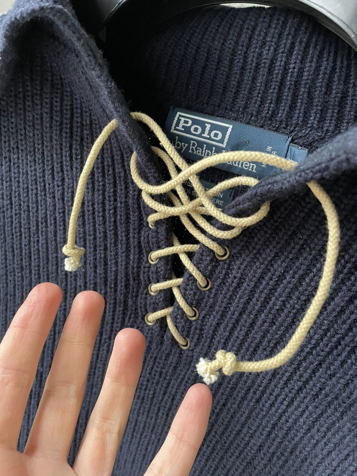Polo Ralph Lauren Vintage Ralph Lauren Knit Sweater Japan Cashmere Blue XXL Size US XXL / EU 58 / 5 - 7 Thumbnail