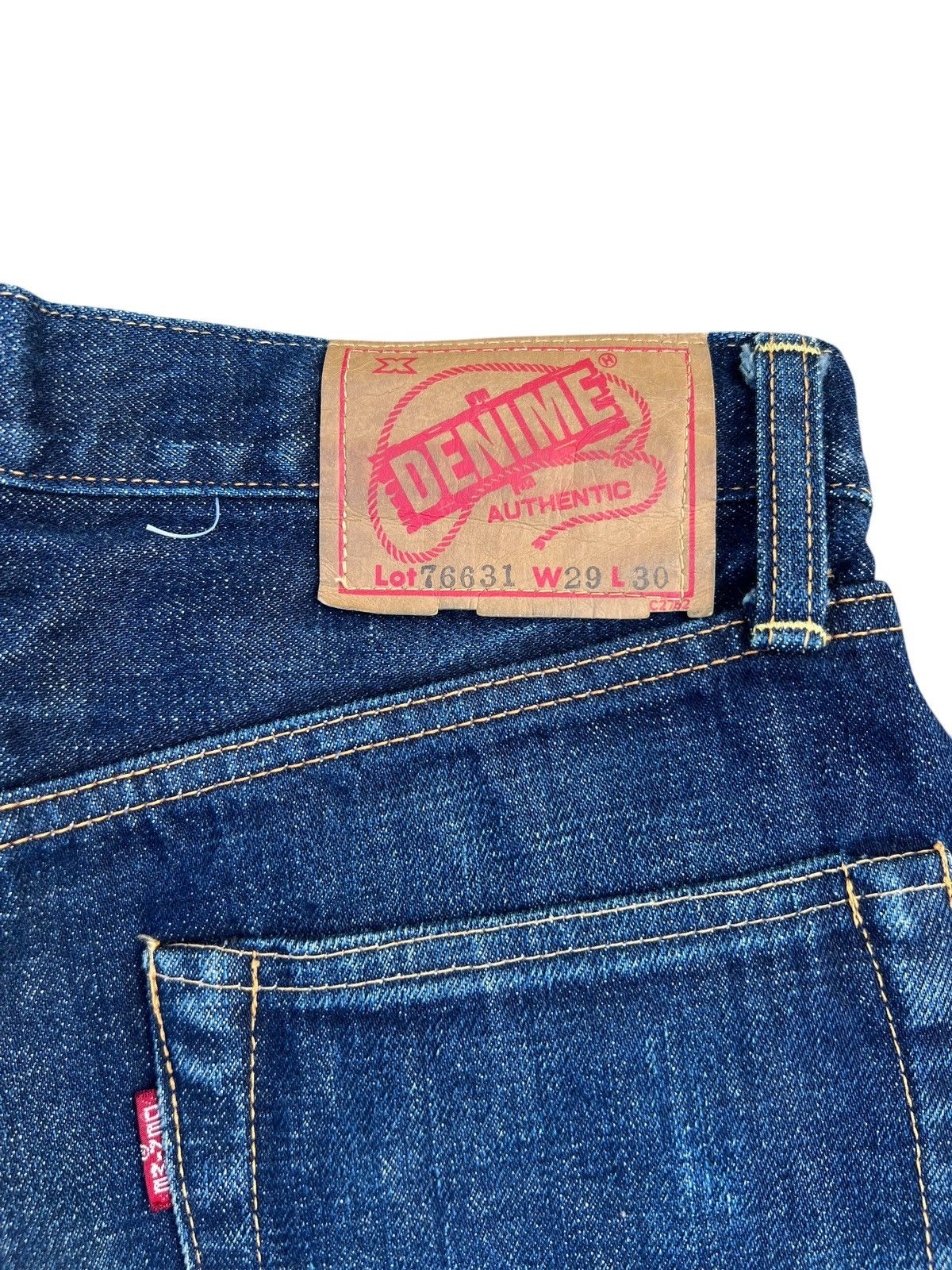 Denime × Japanese Brand Vintage DENIME Japan Fade Denim Selvedge Jeans Size US 29 - 19 Thumbnail