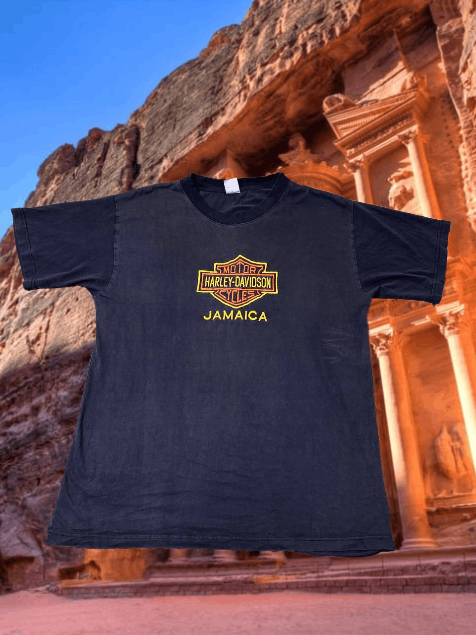 Harley Davidson Vintage T-Shirt Harley Davidson big logo crazy Y2K Size US XXL / EU 58 / 5 - 1 Thumbnail