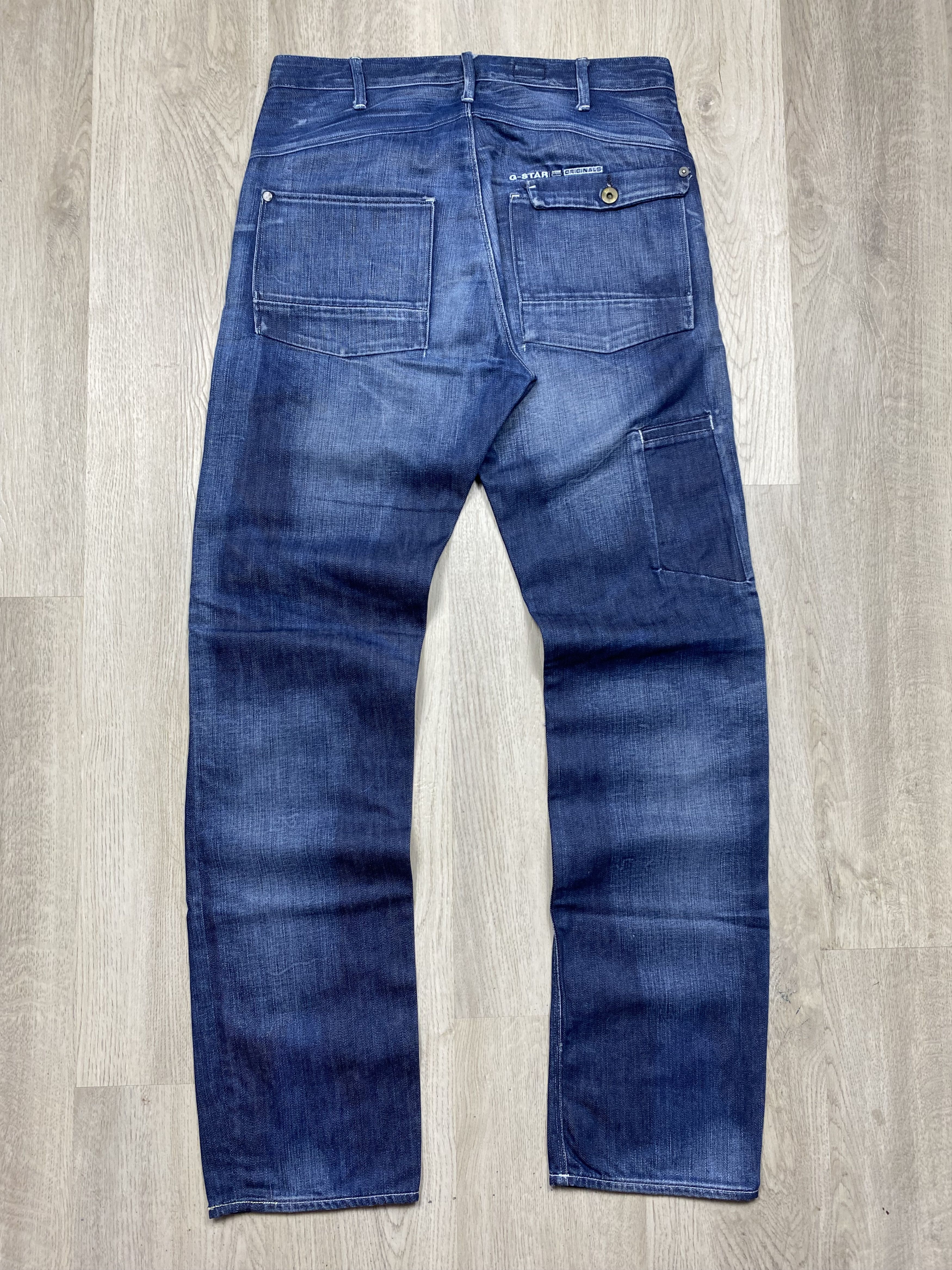 G-Star G Star Raw Vintage Mens Denim Dock Pants Double Knee Jeans Size US 32 / EU 48 - 7 Thumbnail