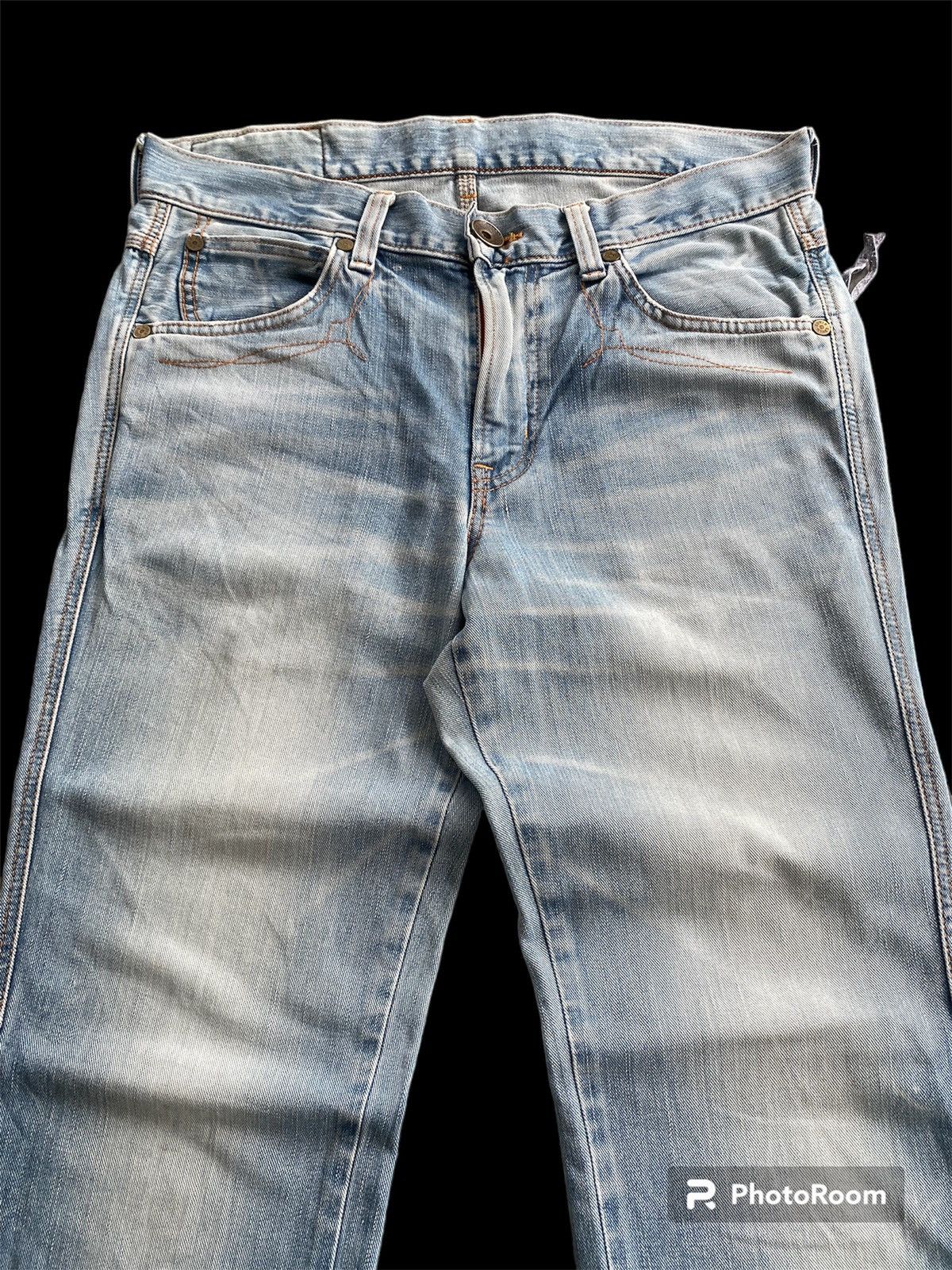 Edwin Japanese Edwin Distressed Washed Bleach Blue Jeans Size US 36 / EU 52 - 5 Thumbnail