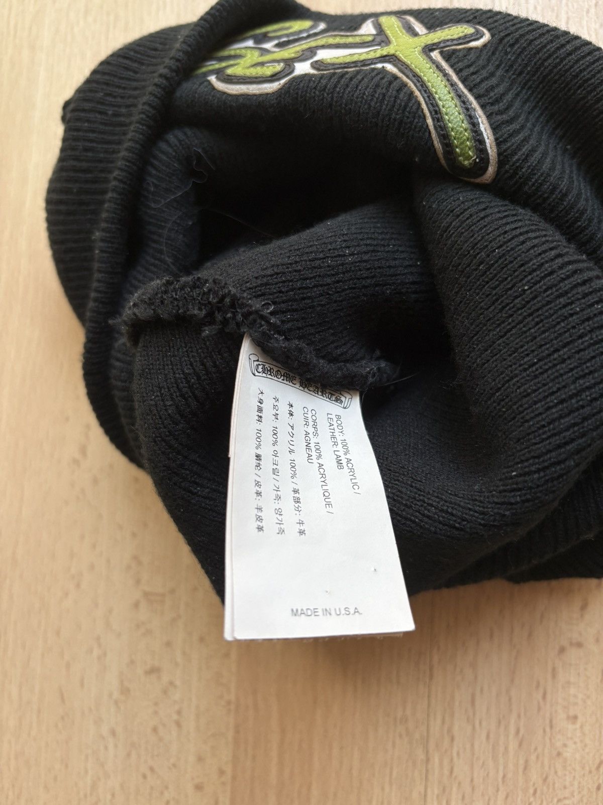 Chrome Hearts Chrome Hearts Sex Beanie Size ONE SIZE - 7 Thumbnail
