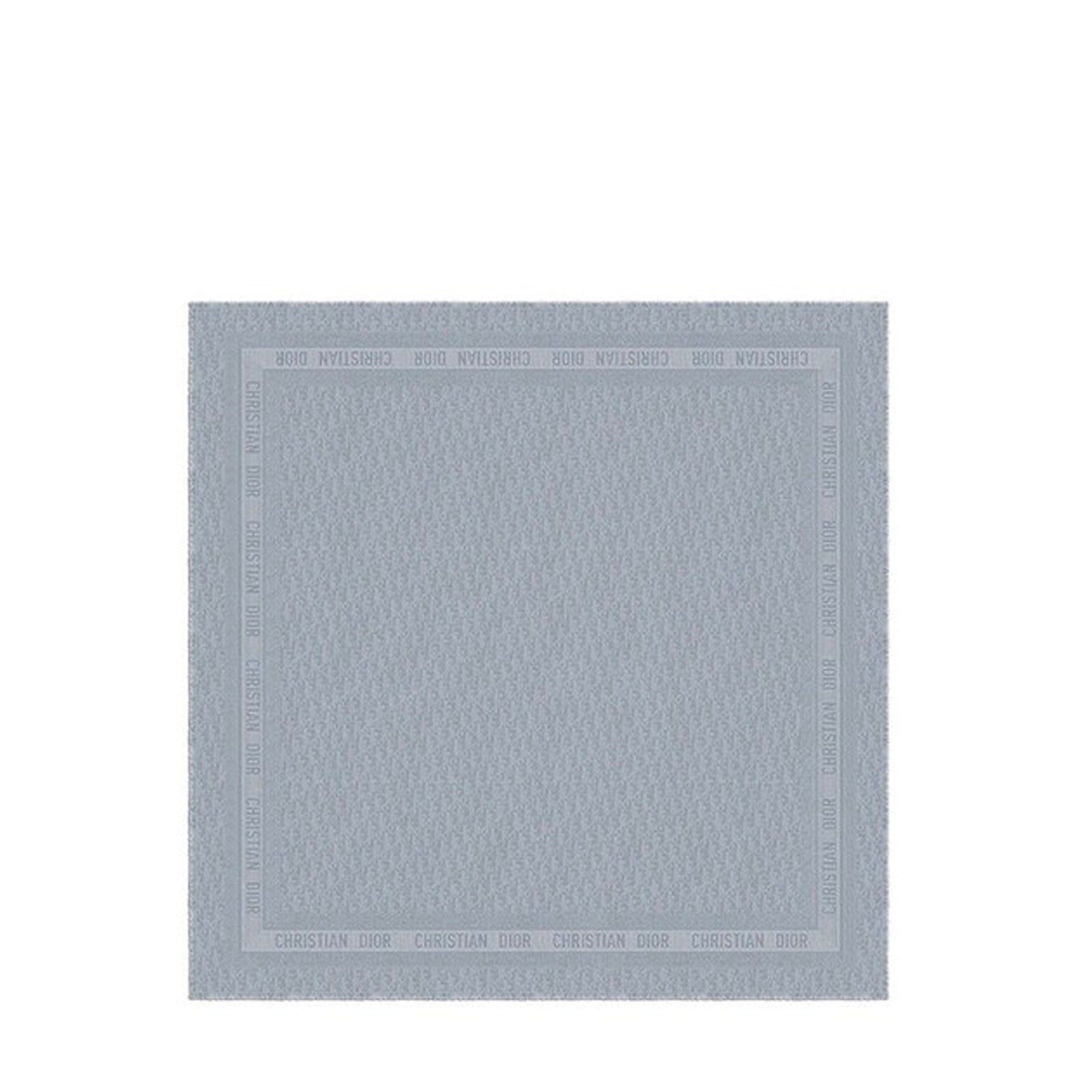 image of Dior - Gray Dior Oblique Shawl in Grey, Women's