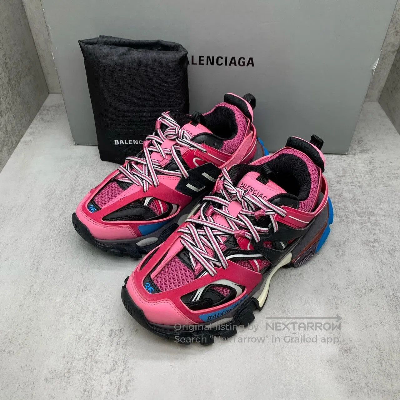 Balenciaga Balenciaga Track Pink Sneakers Size 35. Size US 4 / IT 34 - 1 Thumbnail