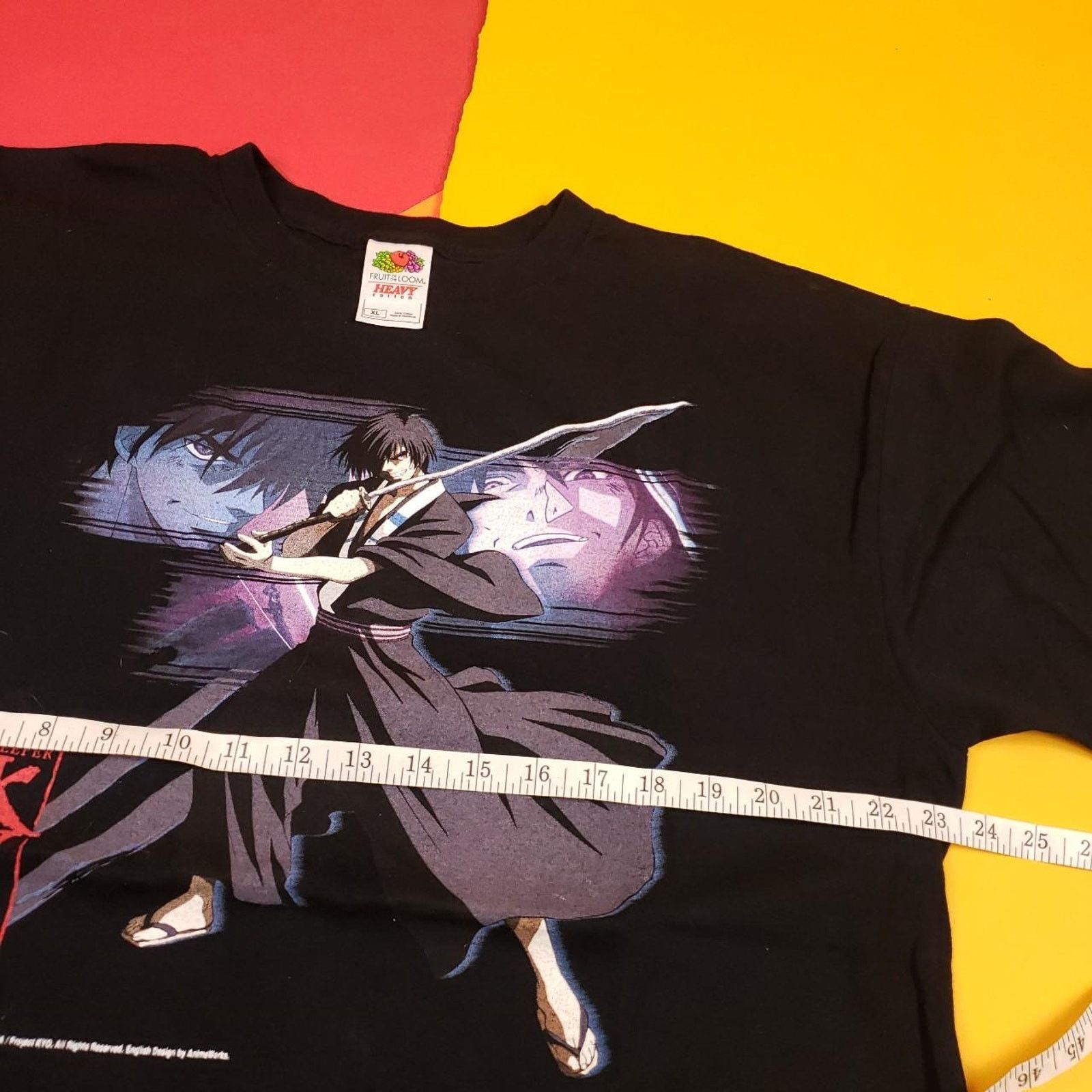 Vintage Vintage y2k Samurai Deeper Anime T Shirt Kyo Mens XL 2002 Size US XL / EU 56 / 4 - 4 Thumbnail