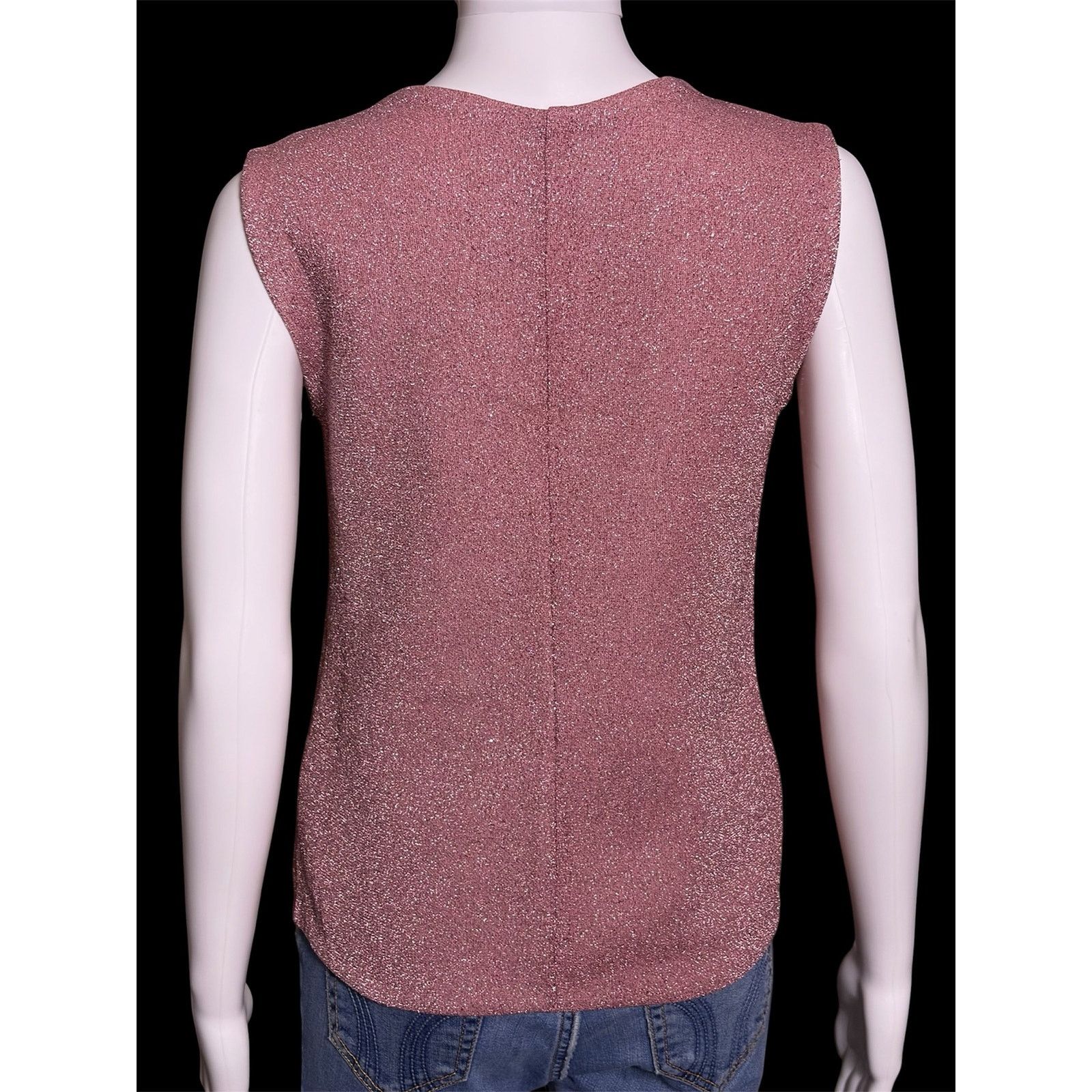 Louis Vuitton Y2K Louis Vuitton 2008 Marc Jacobs Pink Lurex Knit Tank Top Size M / US 6-8 / IT 42-44 - 3 Thumbnail