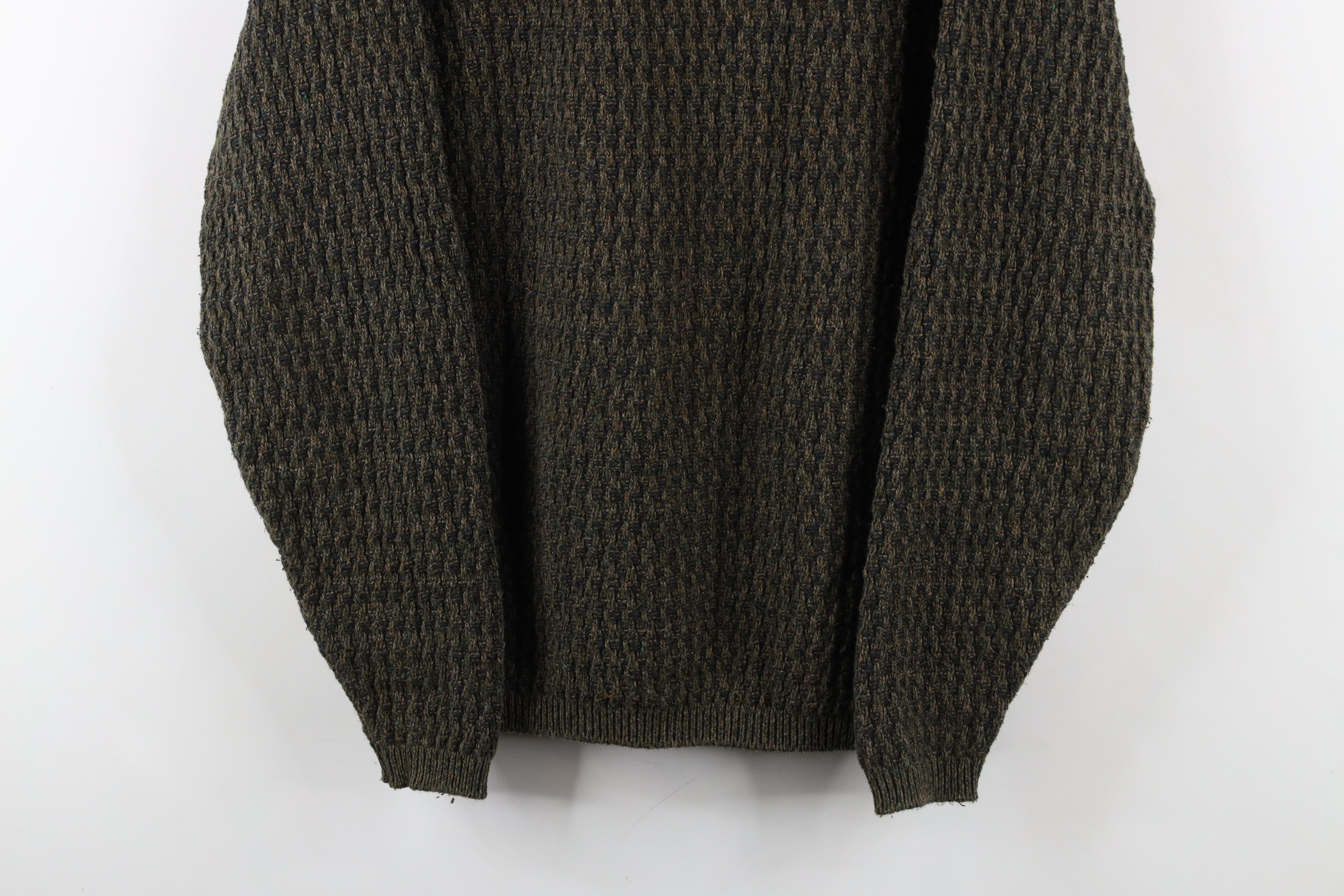 Vintage Vintage 90s Streetwear Texture Knit Henley Sweater USA Size US S / EU 44-46 / 1 - 3 Thumbnail