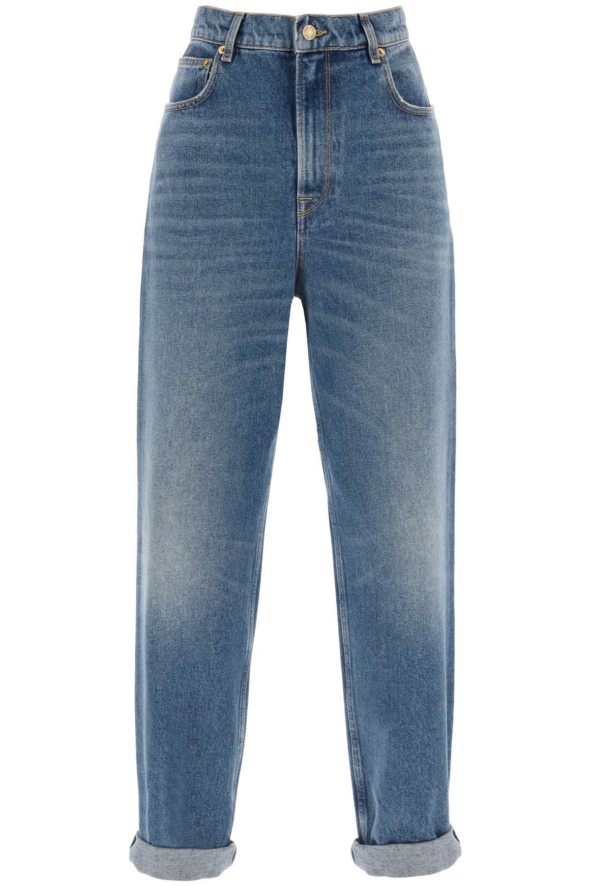 image of Golden Goose Kim Loose Fit Jeans in Blue, Women's (Size 26)