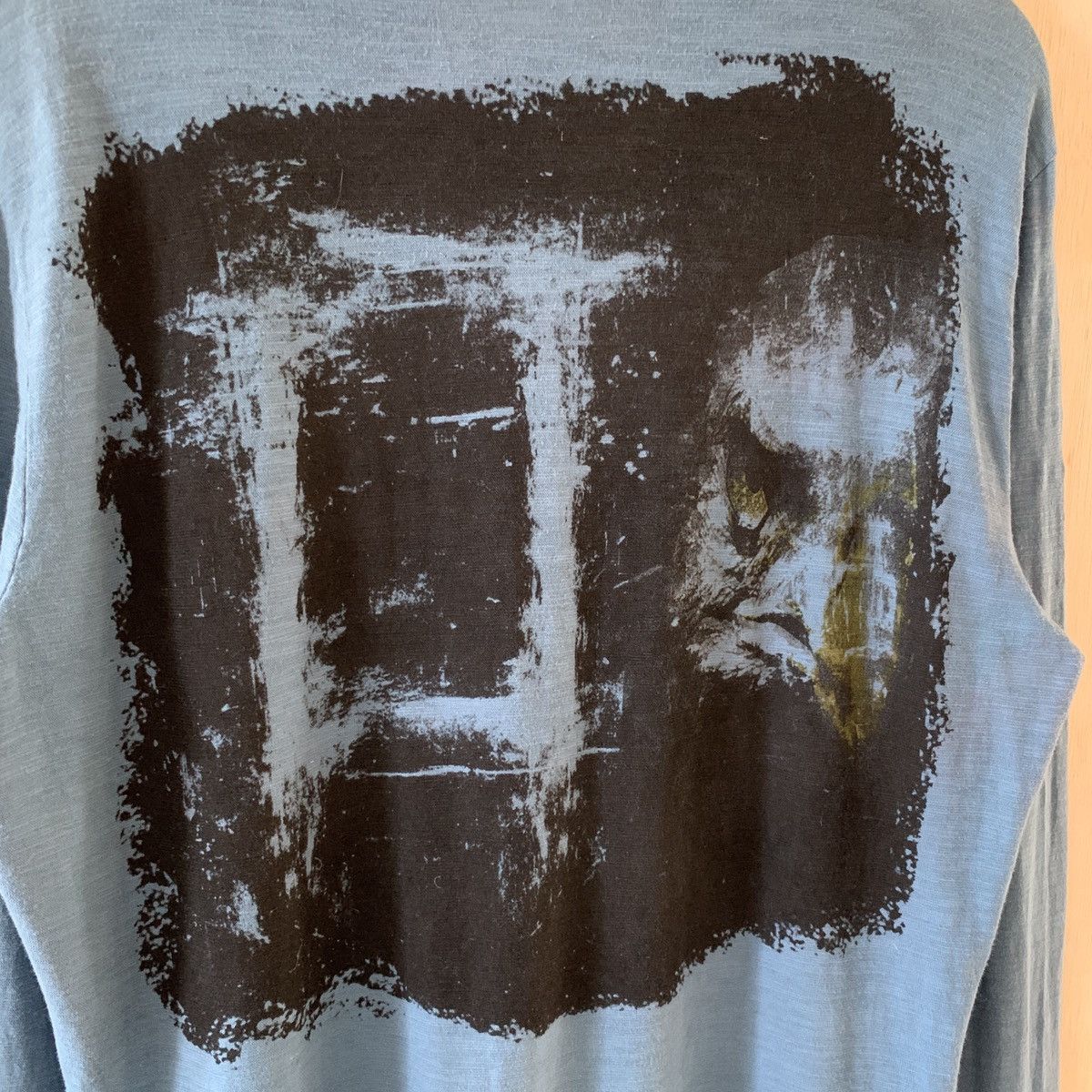 Armani × Designer Armani Jeans Long Sleeve Abstract Pattern T-shirt Size US XL / EU 56 / 4 - 7 Thumbnail