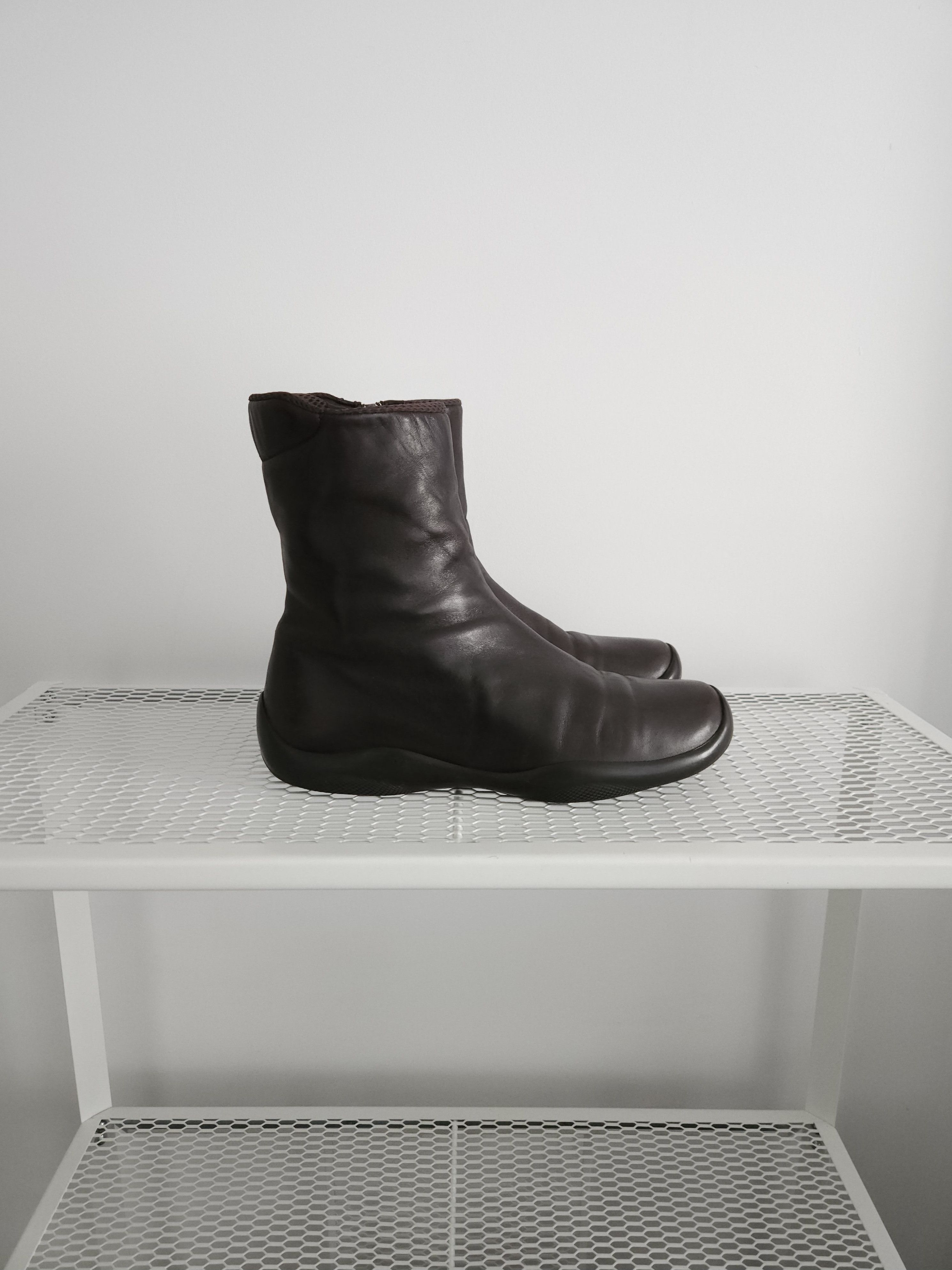Prada Archive Prada sport red tab leather side zip ankle boots Size US 6.5 / IT 36.5 - 5 Thumbnail