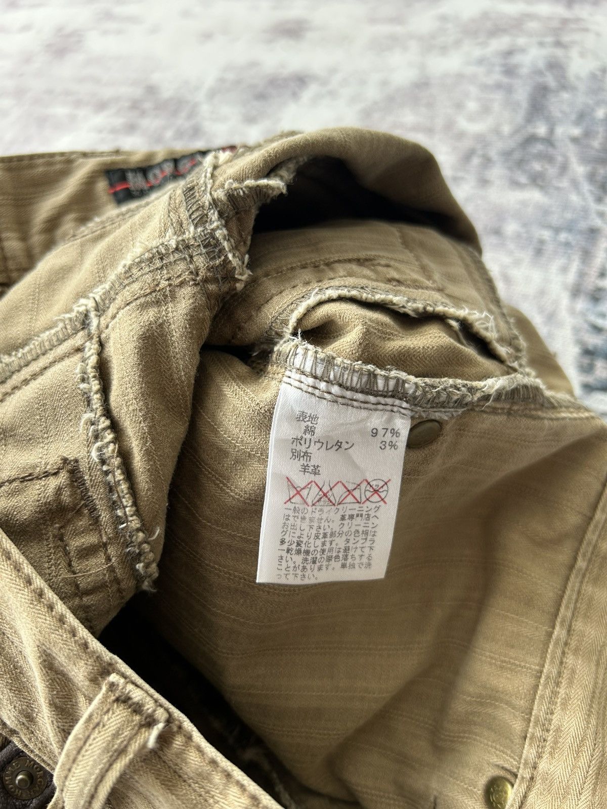 If Six Was Nine Morgan Flared Leather Pocket Pants Size US 29 - 17 Thumbnail