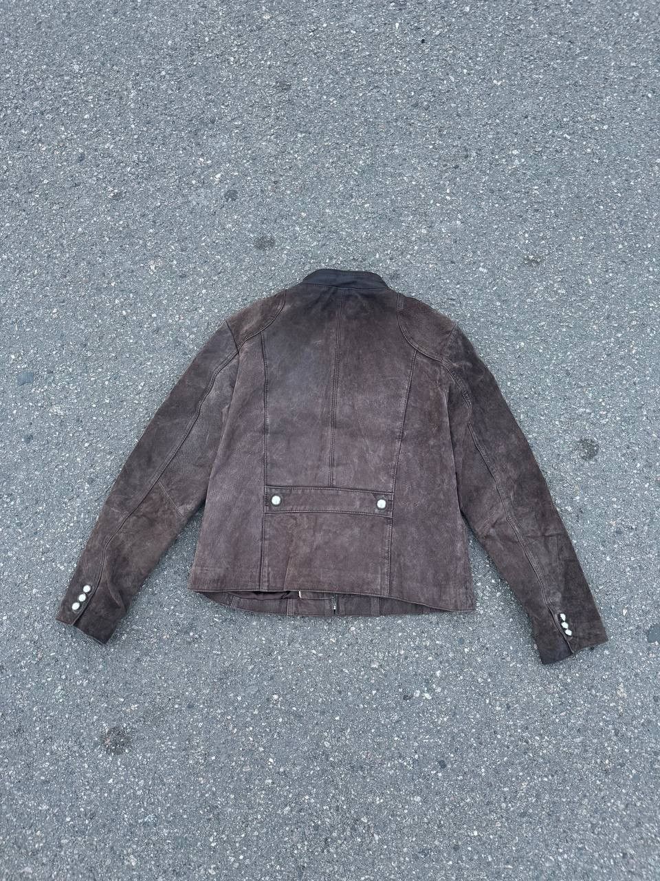 Designer × Vintage Vintage Y2K brown LEATHER jacket Size XL / US 12-14 / IT 48-50 - 8 Thumbnail