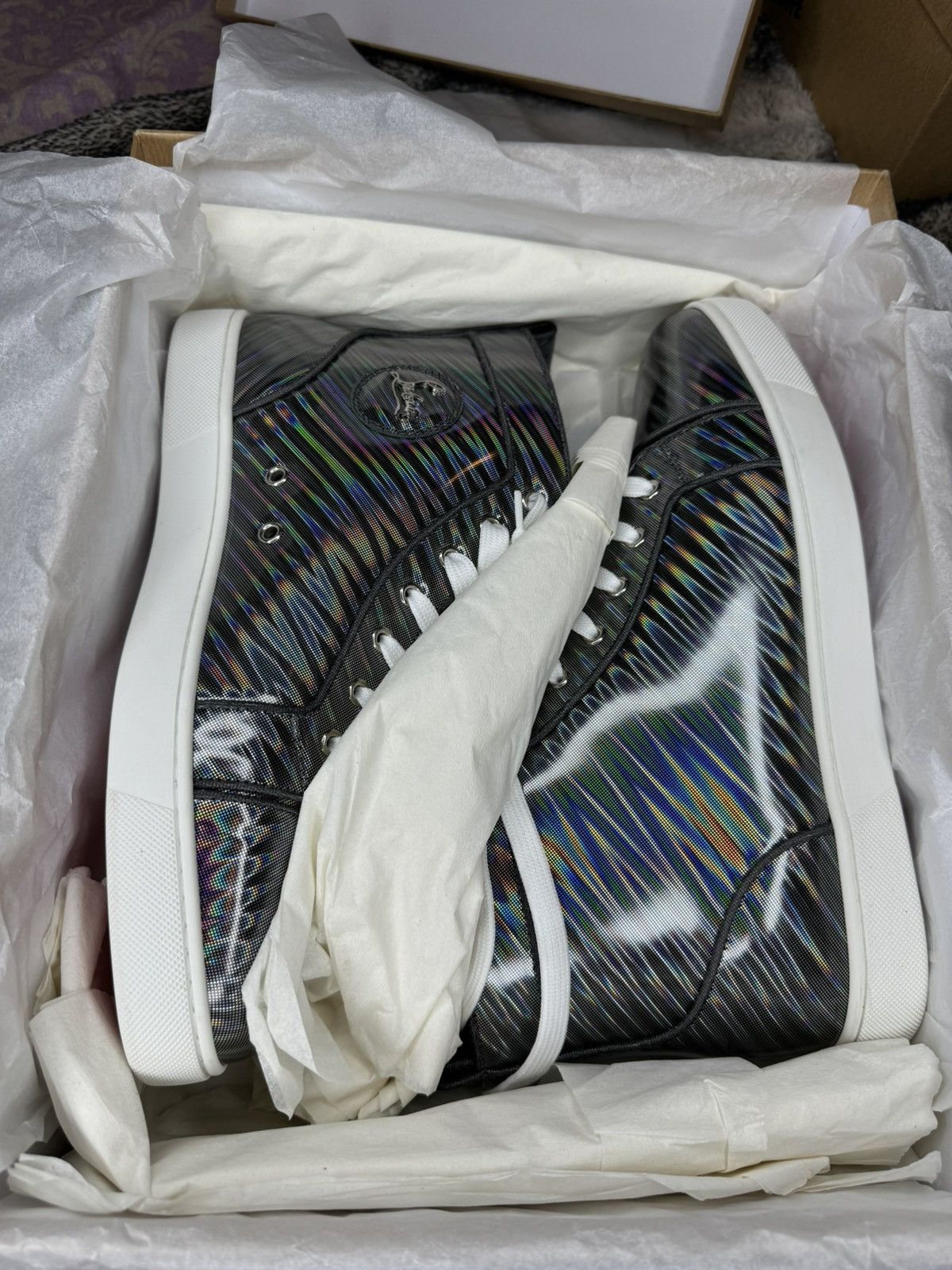 Christian Louboutin Christian Louboutin Flat Calf Electro Multi Size US 11.5 / EU 44-45 - 14 Thumbnail