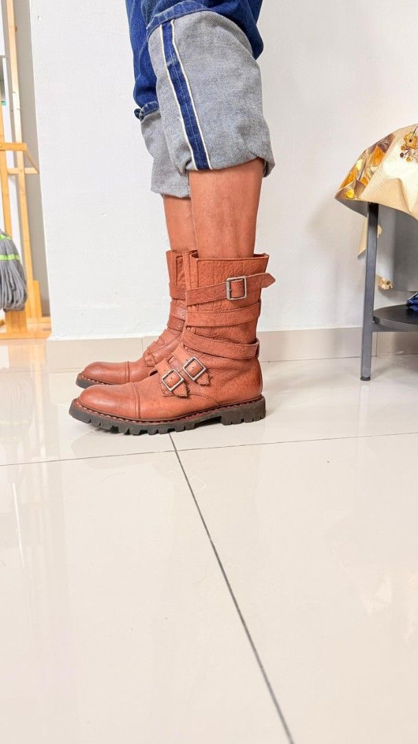 Paraboot Paraboot Tanker Brown Leather Boots UK8 Rugged Rare Size US 9 / EU 42 - 2 Thumbnail