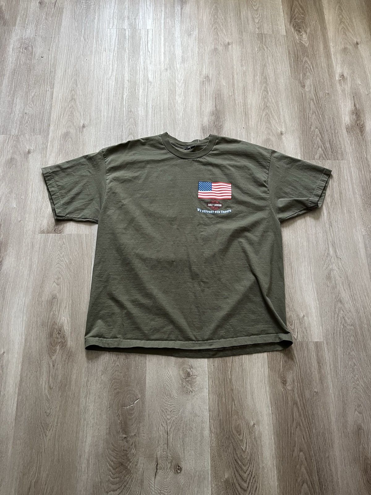 Harley Davidson Harley Davidson "we support our troops" shirt Size US XL / EU 56 / 4 - 1 Thumbnail