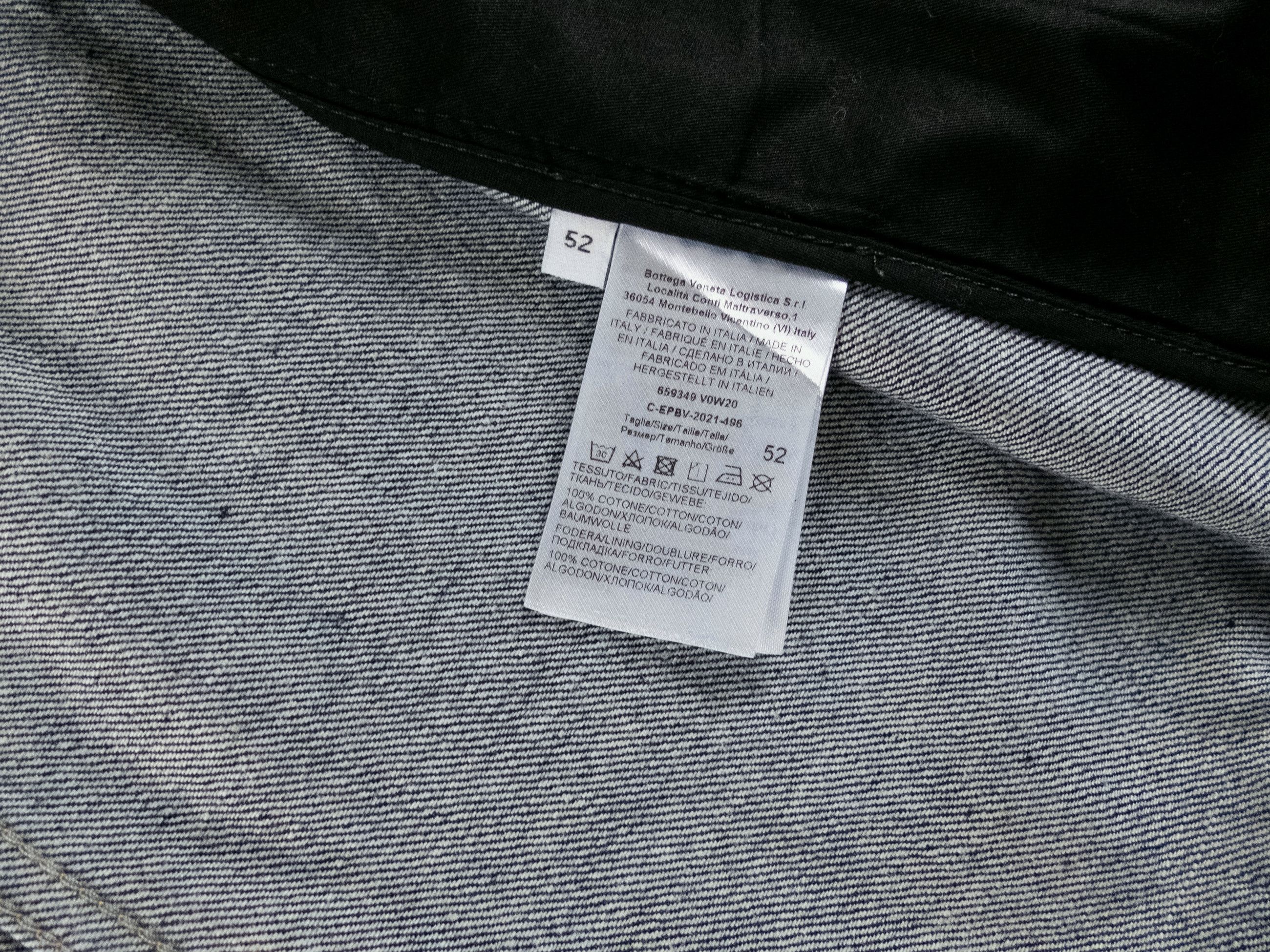 Bottega Veneta BOTTEGA VENETA navy indigo blue denim jacket Size 52 / Large Size US L / EU 52-54 / 3 - 11 Thumbnail