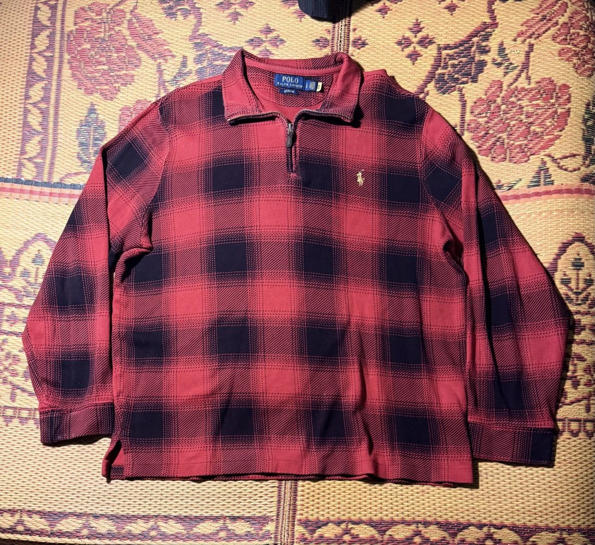 Polo Ralph Lauren Polo Ralph Lauren Plaid Half Zip Size US L / EU 52-54 / 3 - 2 Thumbnail