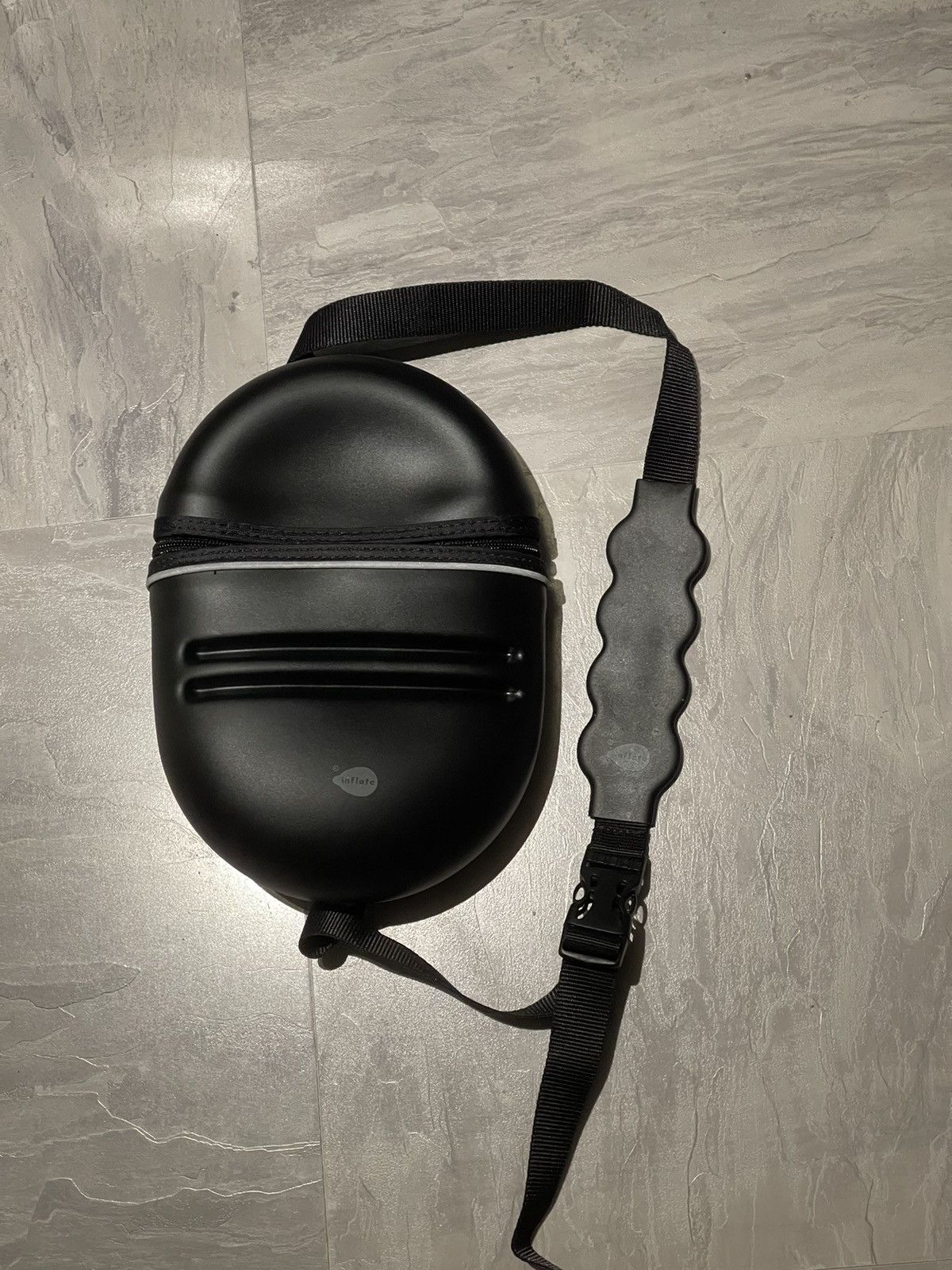 image of Inflate Co Uk x Vintage Craig Morrison + Nick Crosby “Inflate Pill Bag” in Black, Men's