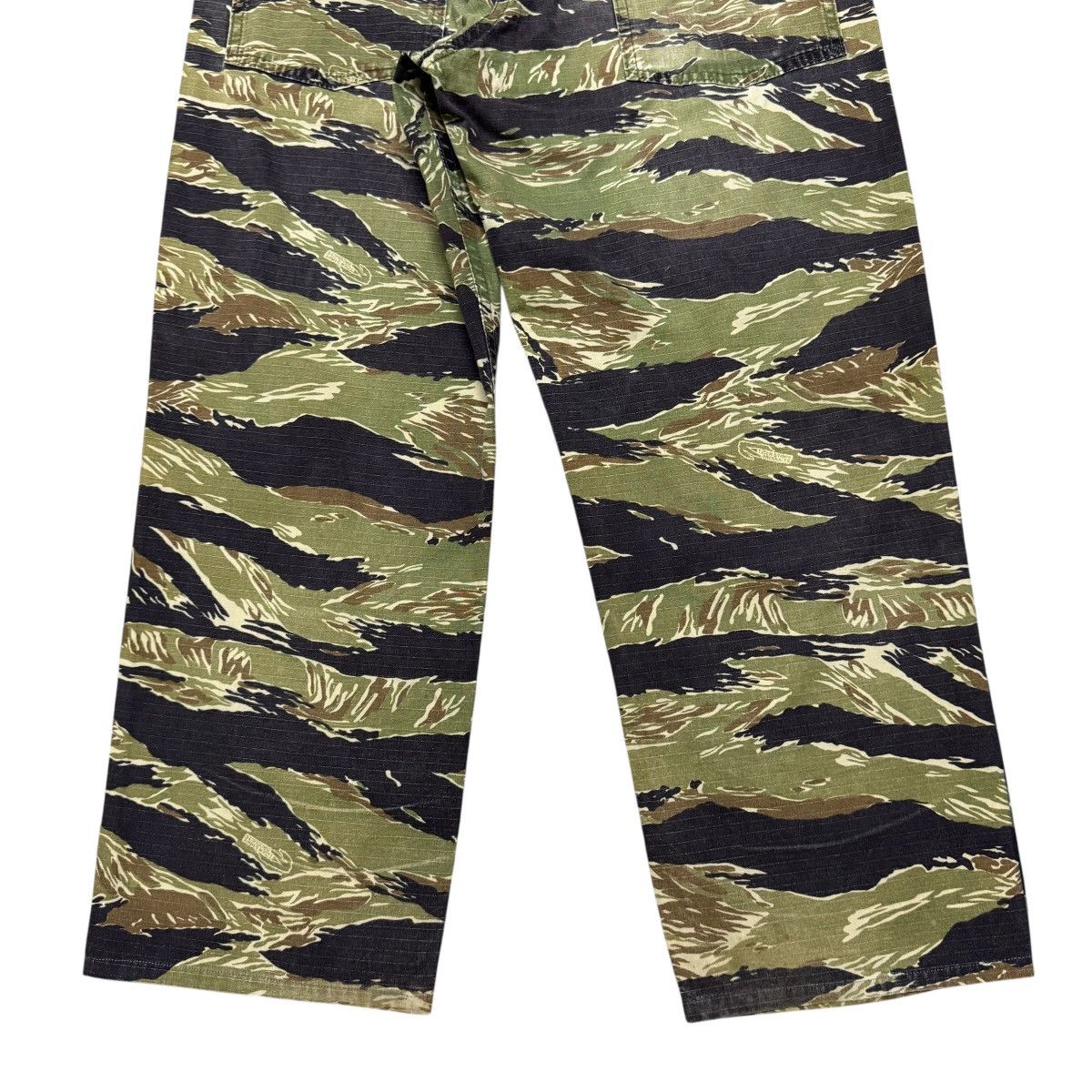 Vintage Vintage Gung Ho Tiger Stripe Fatigue Pant Ripstop Size US 31 - 13 Thumbnail