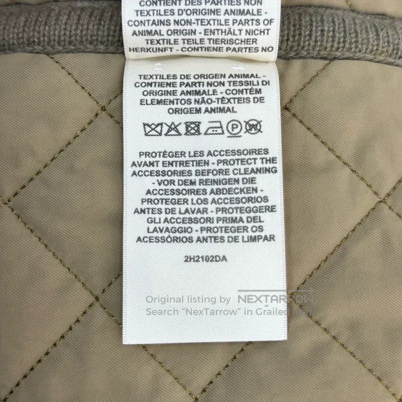 Hermes Hermes Olive Green Full Print Wool Knit Cotton Jacket Size XS / US 0-2 / IT 36-38 - 6 Thumbnail