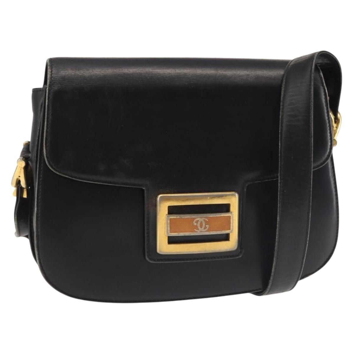 Gucci GUCCI Shoulder Bag Leather Navy Gold Size ONE SIZE - 1 Thumbnail