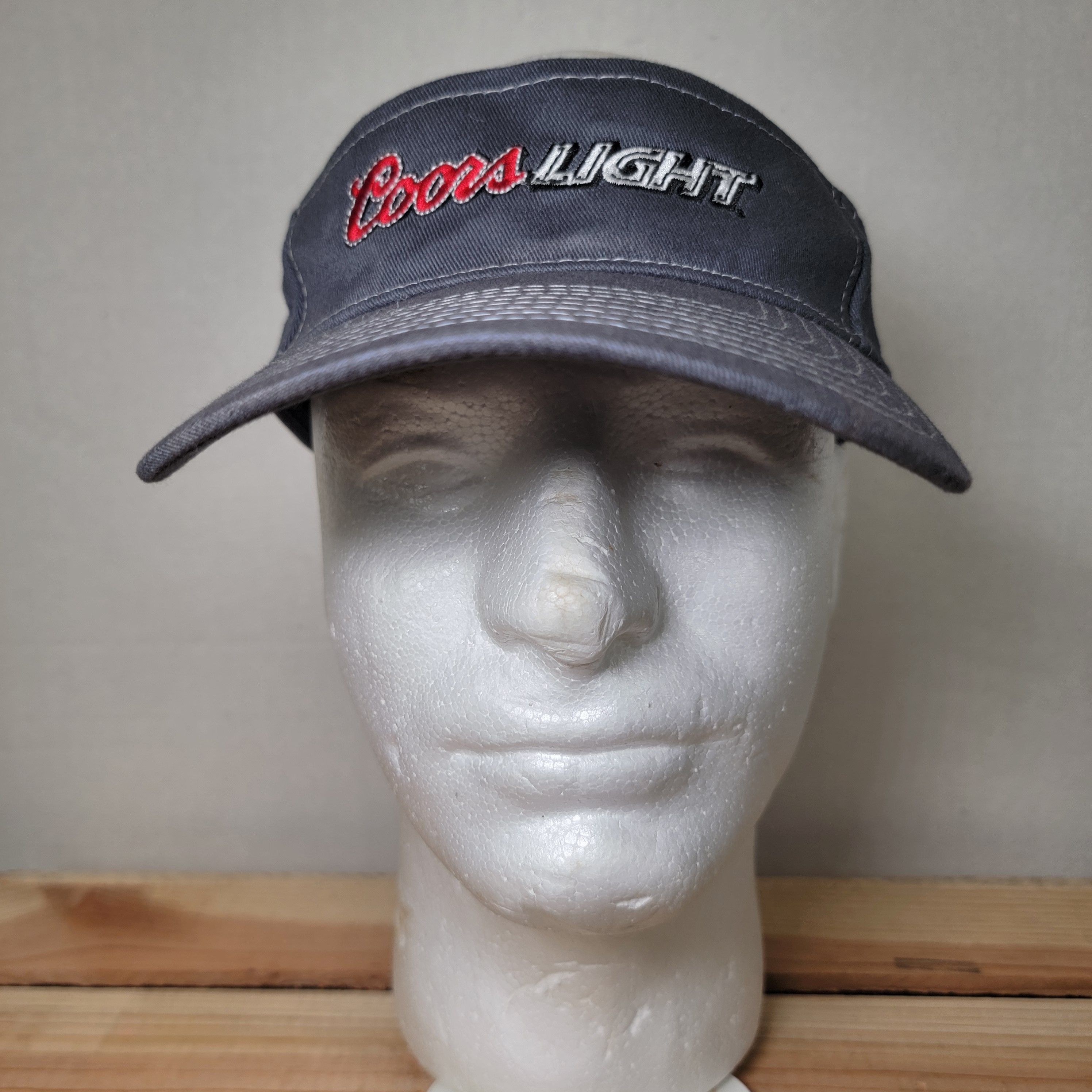Other Coors Light Grey Adjustable Visor Size ONE SIZE - 2 Thumbnail