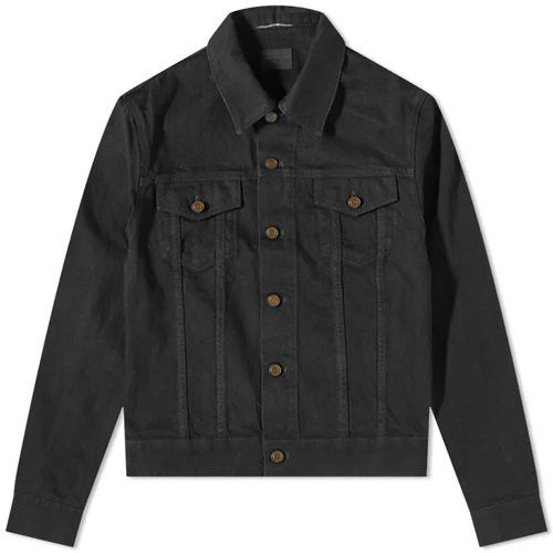 Saint Laurent Paris o1s1wg110925 695184 Fitted Denim Jacket in Black Size US S / EU 44-46 / 1 - 1 Preview
