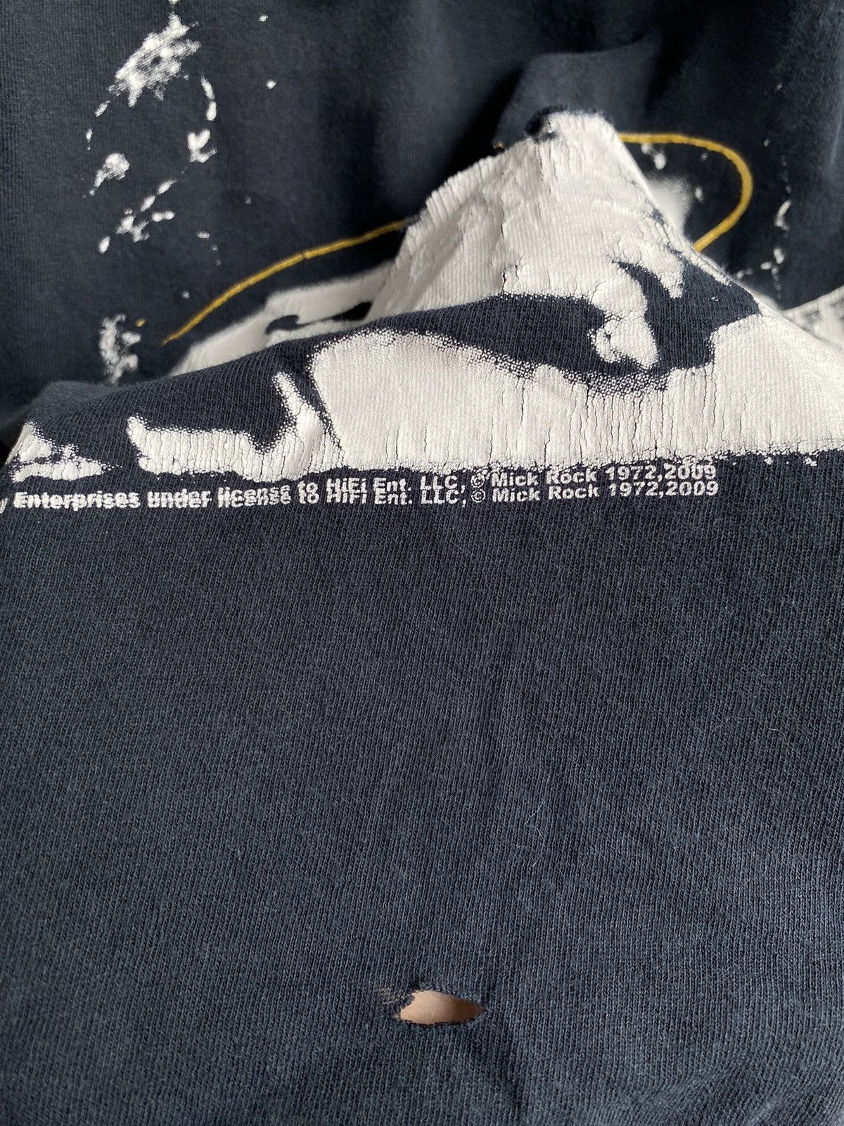 Band Tees × Vintage Vintage Distressed Lou Reed Transformer band tee Size US L / EU 52-54 / 3 - 3 Thumbnail