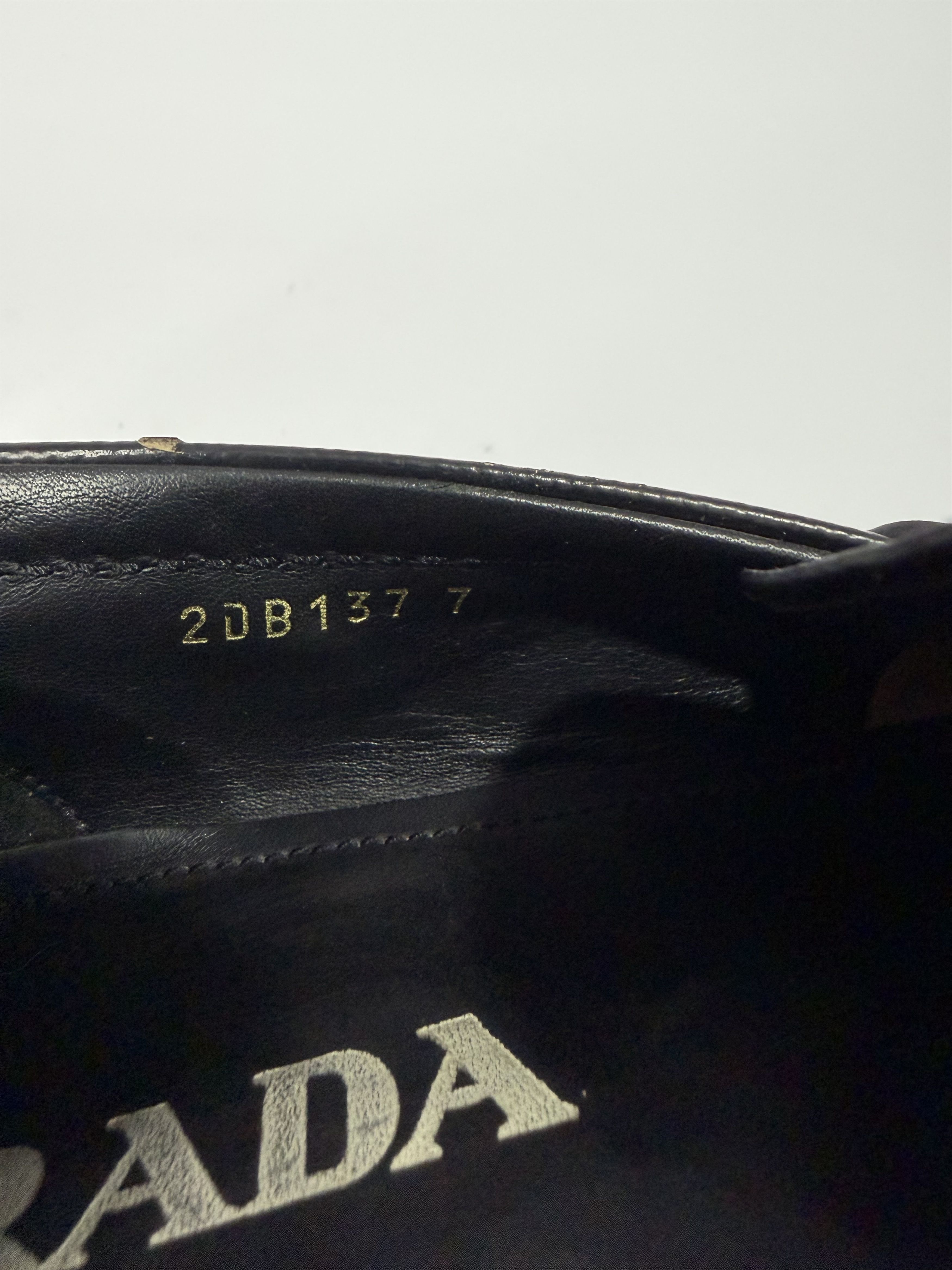 Prada Prada Black/Brown Saffiano Leather Slip On Loafers Size 8 US Size US 7.5 / EU 40-41 - 4 Thumbnail