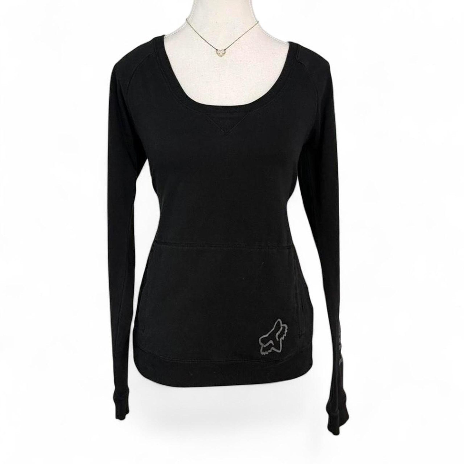 Fox Racing Fox Racing Black Y2K Vintage long sleeve back cut size M Size M / US 6-8 / IT 42-44 - 1 Thumbnail