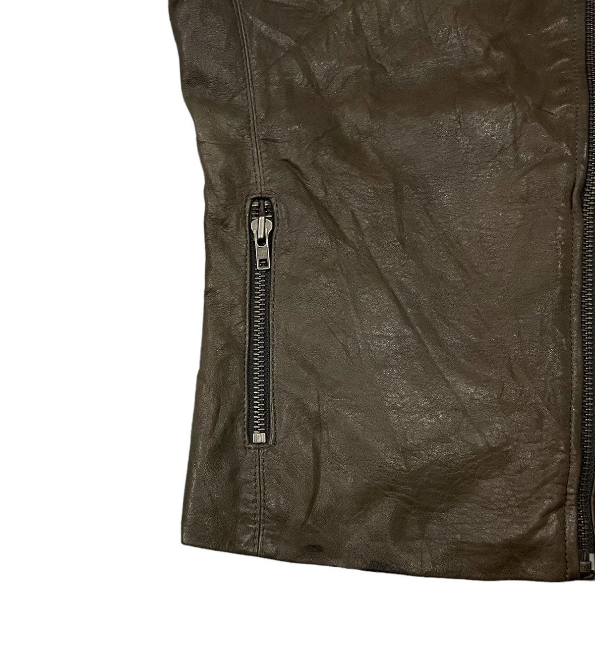 Zadig & Voltaire Vintage Zadig & Voltaire Lukas Lamb Leather Jacket Size XS / US 0-2 / IT 36-38 - 4 Thumbnail