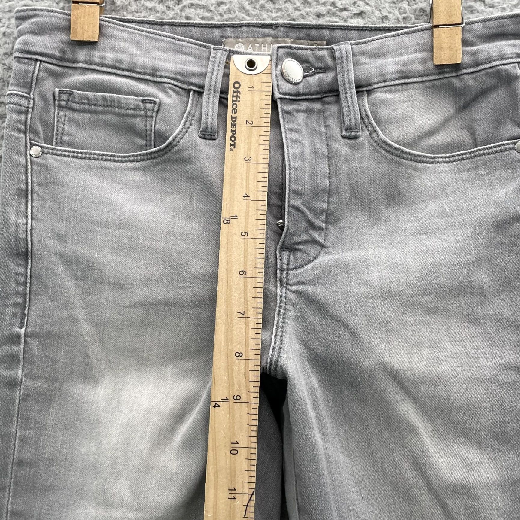 Athleta Athleta Jegging Women 6 Gray Sculpt Indie Sportswear Academia Performance Y2k Shirt Size 28" / US 6 / IT 42 - 5 Thumbnail