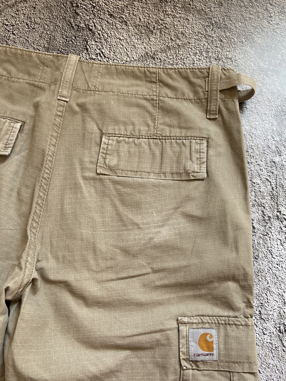 Carhartt × Vintage Vintage Carhartt Faded Distressed Cargo Pants Size US 29 - 6 Thumbnail