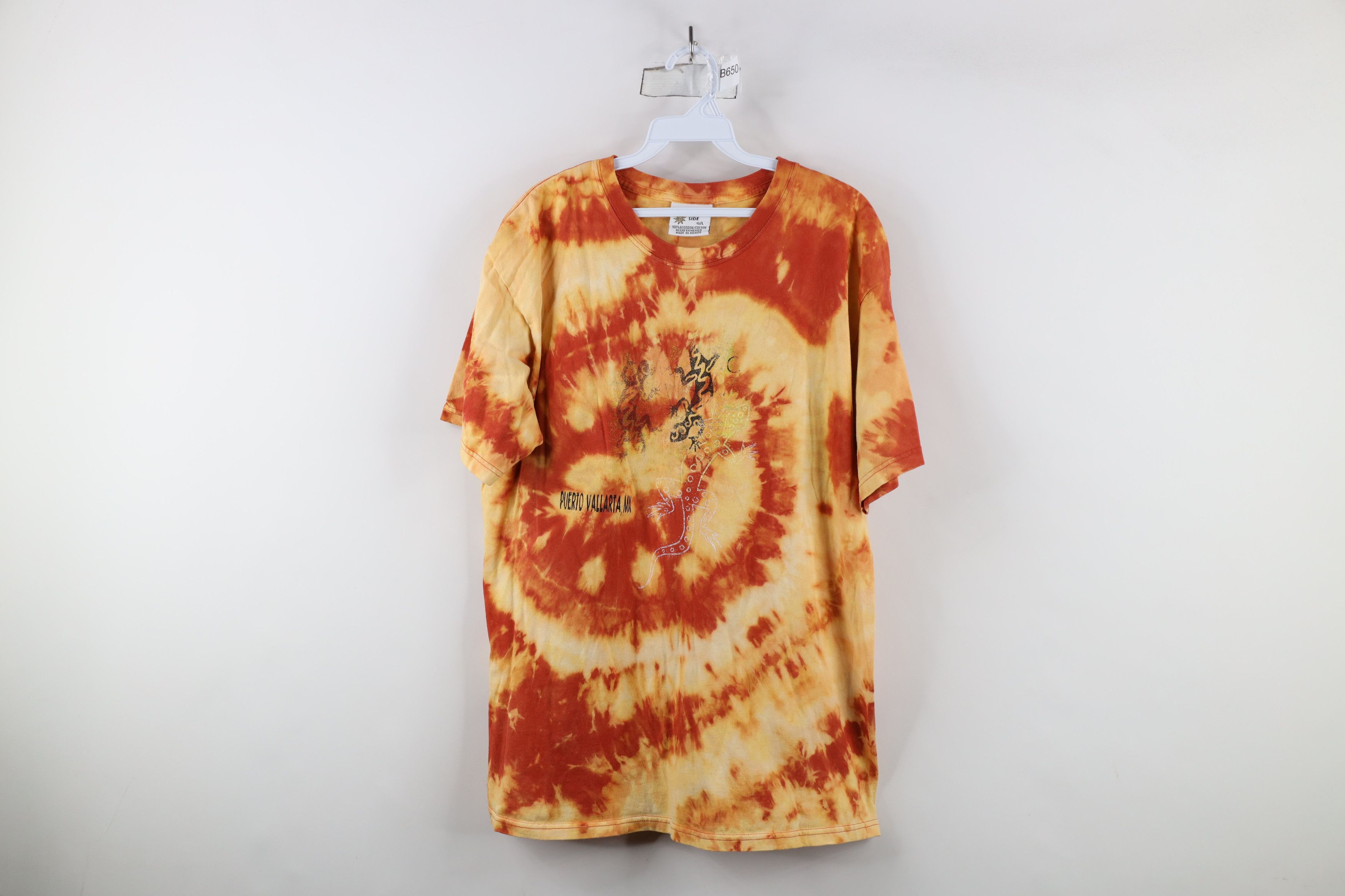 Vintage Vintage 90s Y2K Streetwear Acid Wash Short Sleeve T-Shirt Size US L / EU 52-54 / 3 - 1 Thumbnail
