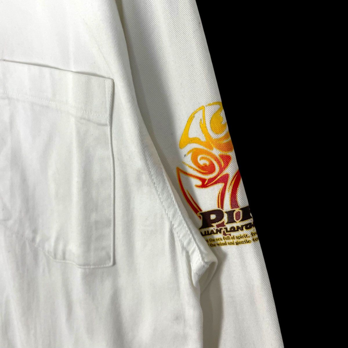 Sun Surf Vintage Piko Denim Jacket Back Big Logo Hawaiian Surf Style Size US M / EU 48-50 / 2 - 10 Thumbnail