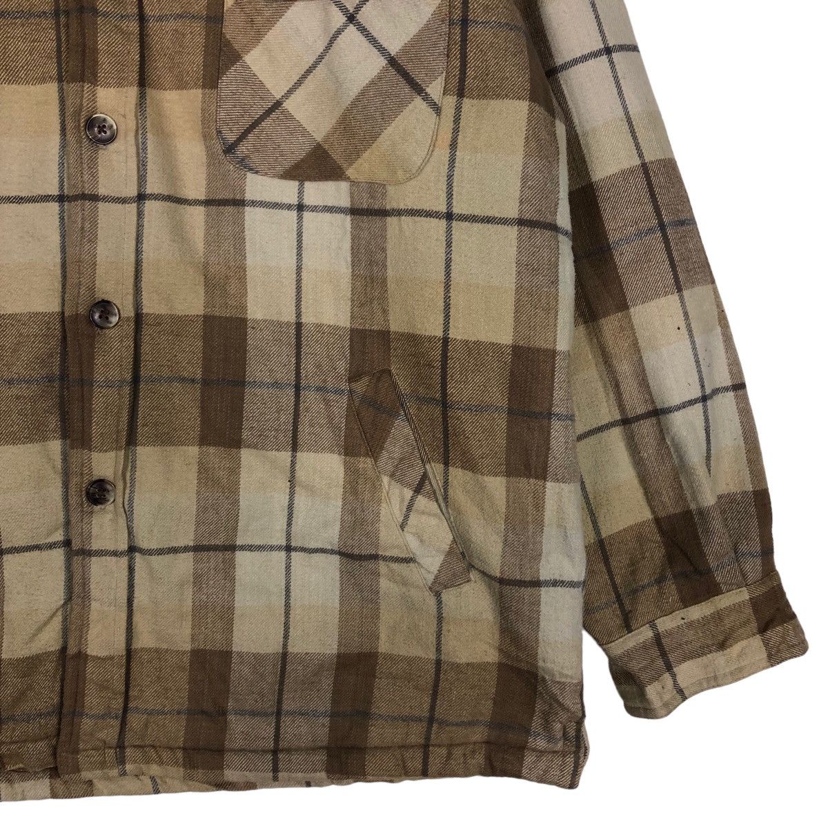 Flannel 🔥Vtg Flanne Jacket Seahop Japan Tartan Design Issey Miyake Size US L / EU 52-54 / 3 - 5 Thumbnail