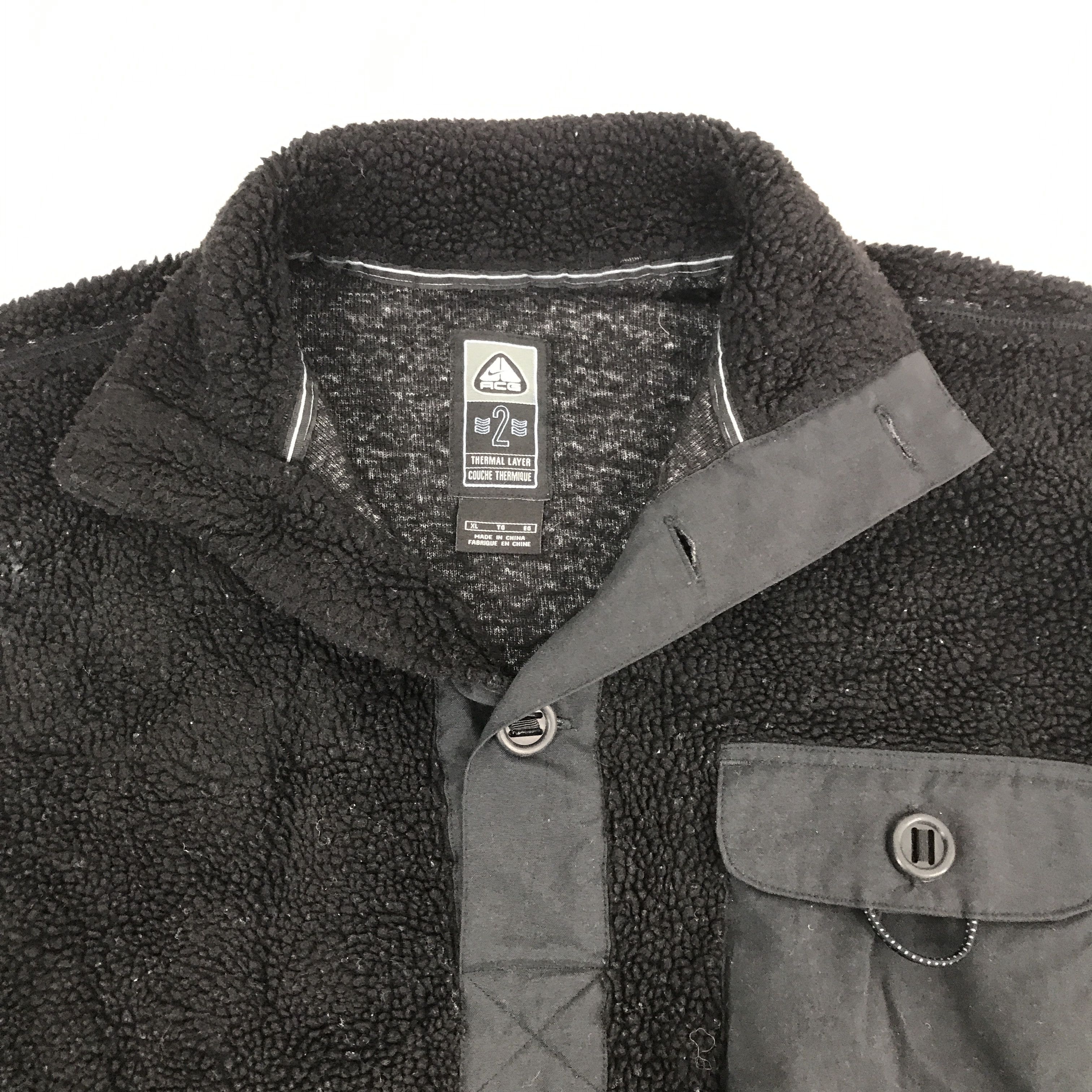 Nike × Nike ACG × Vintage Vintage Nike ACG Sherpa Single Pocket Jacket Size US XL / EU 56 / 4 - 9 Thumbnail