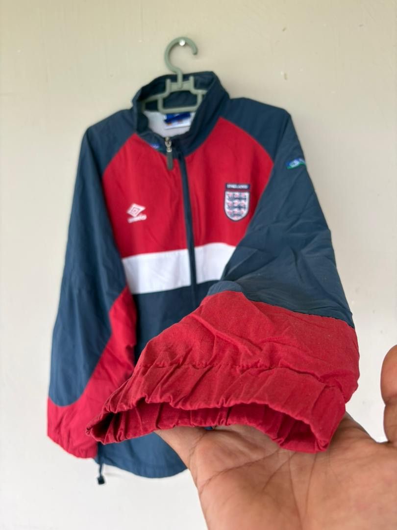Sports Specialties Vintage Umbro England FA Team Football Track top Jacket Size US L / EU 52-54 / 3 - 3 Thumbnail