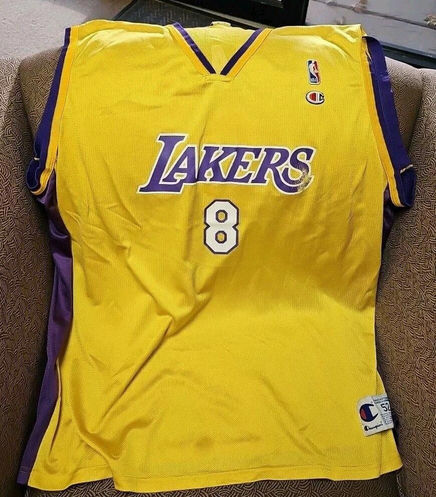 Champion Vintage NBA Kobe Bryant Champion Lakers Jersey Size XXL #8 Size ONE SIZE - 1 Thumbnail