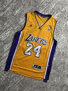 🔥*RARE* CLASSIC Adidas NBA Los Angeles Lakers Kobe Bryant #8 Gold Jersey -  NWT