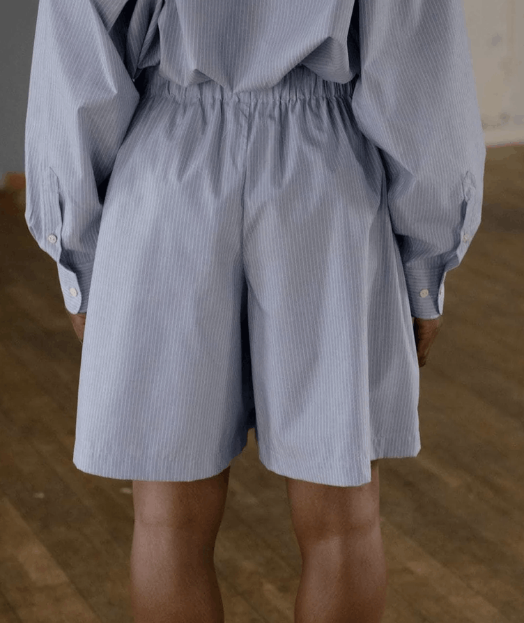 Baserange Claude Shorts - Organic Cotton Poplin Size 25" / US 0 / IT 36 - 2 Thumbnail
