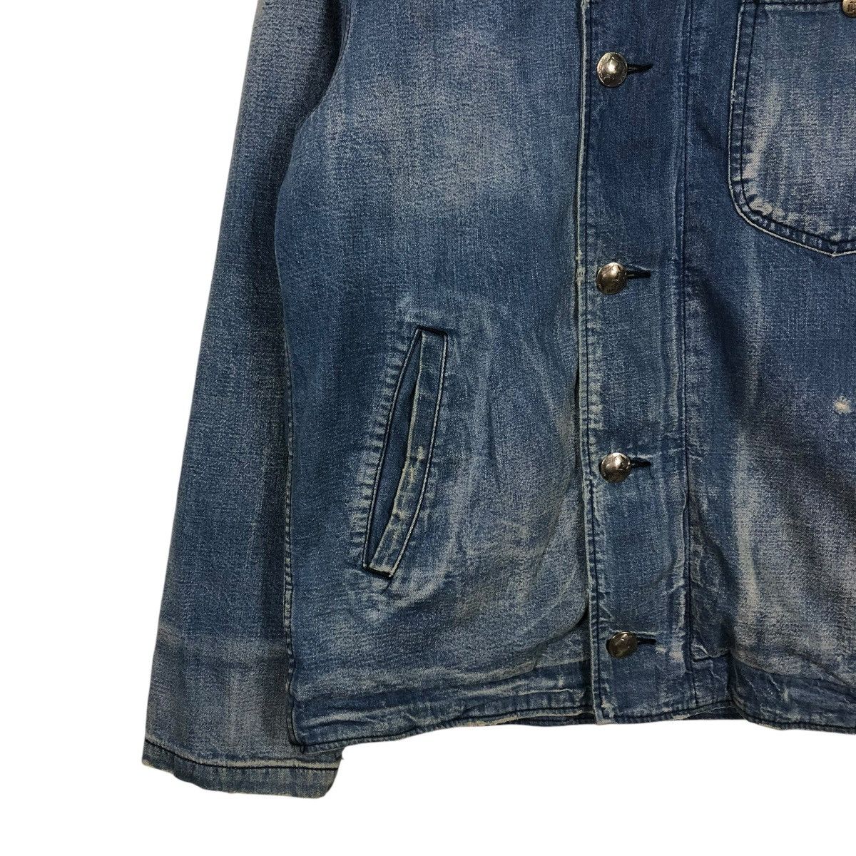 Alpha Industries VINTAGE DENIM BIKER JACKET ALPHA INDUSTRIES LEE STORM RIDER Size US M / EU 48-50 / 2 - 6 Thumbnail