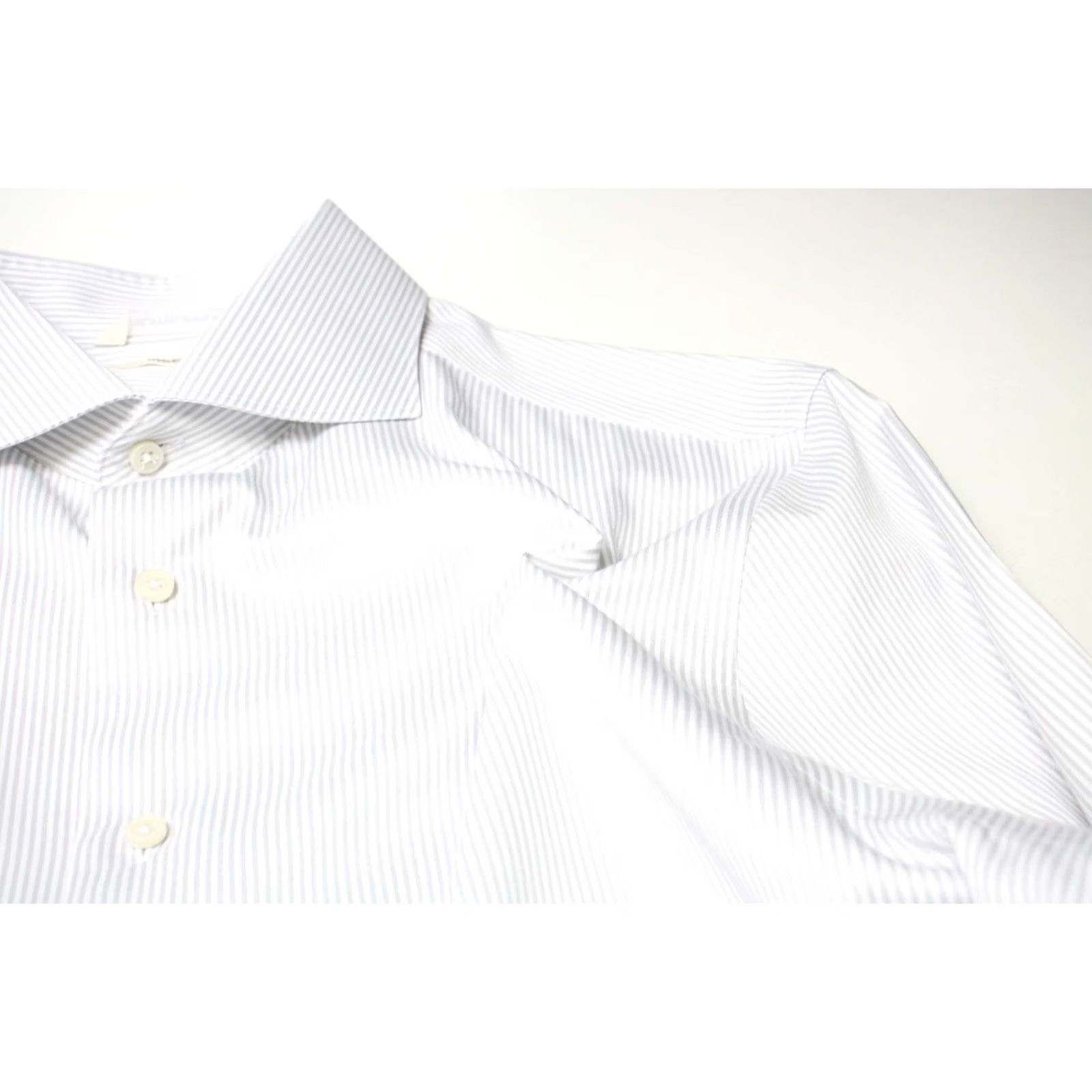Suitsupply SUITSUPPLY Traveller Slim Fit Formal Shirt Men's 43 / 16 Button Up Long Sleeve Grey Size 46R - 5 Thumbnail