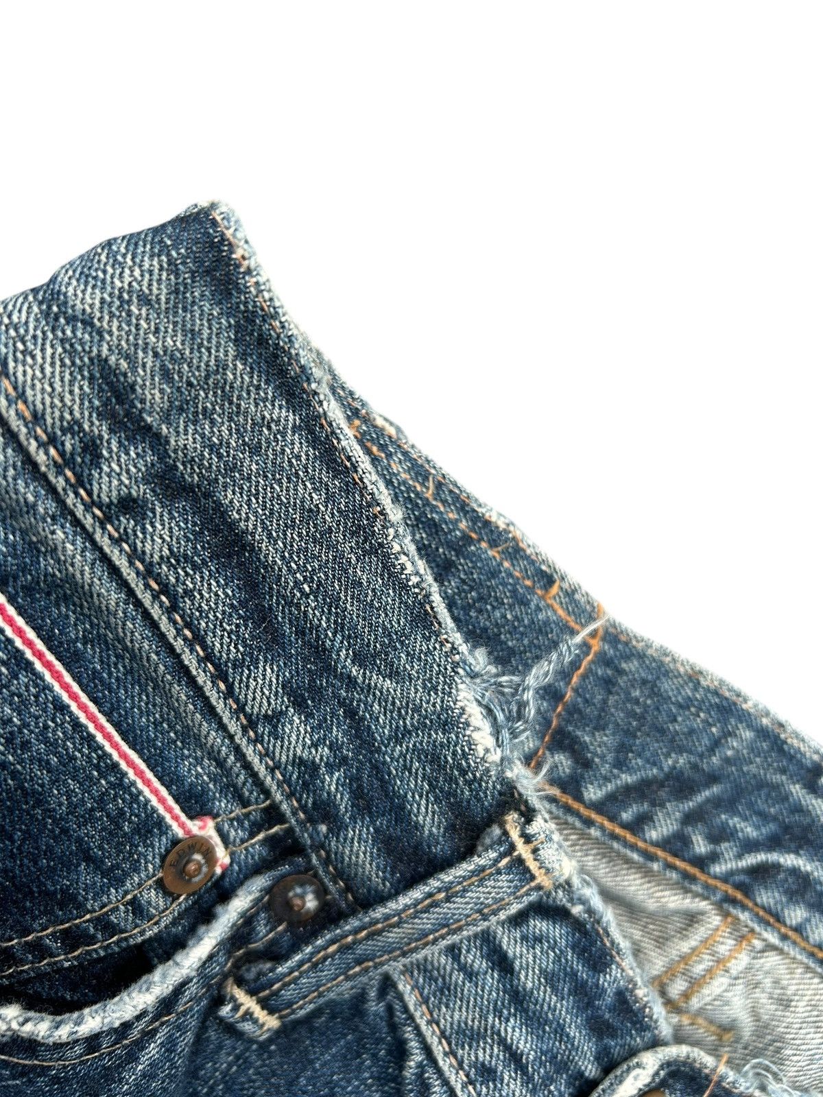 Kapital Vintage Edwin 505s Selvedge Distressed Denim Jeans Size US 28 / EU 44 - 8 Thumbnail