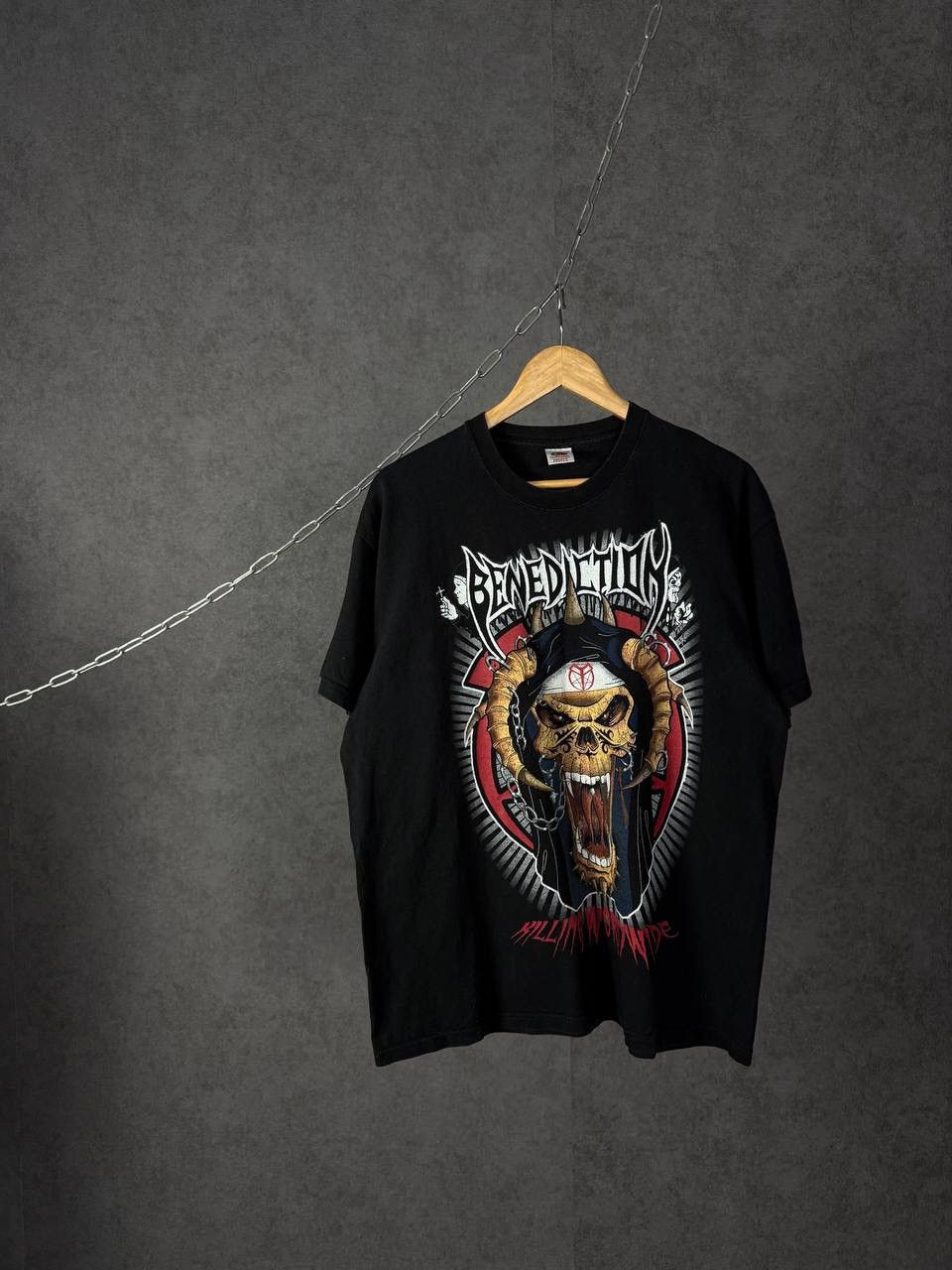 Band Tees Benediction kills rock band overprinted tee Size US XL / EU 56 / 4 - 1 Thumbnail