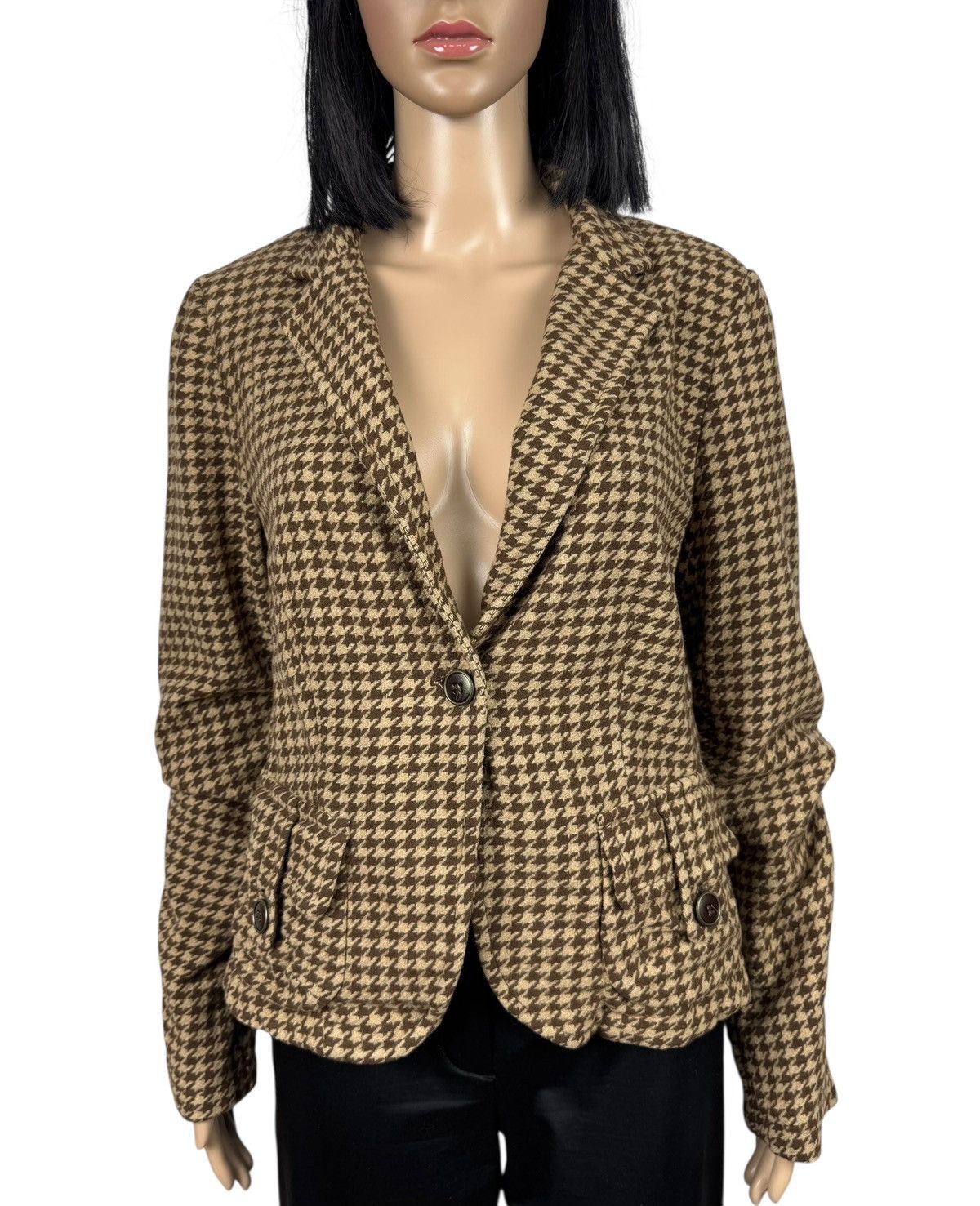 Weekend Max Mara Weekend Max Mara Vintage Line Blazer Wool Glencheck US10 Size L / US 10 / IT 46 - 2 Thumbnail